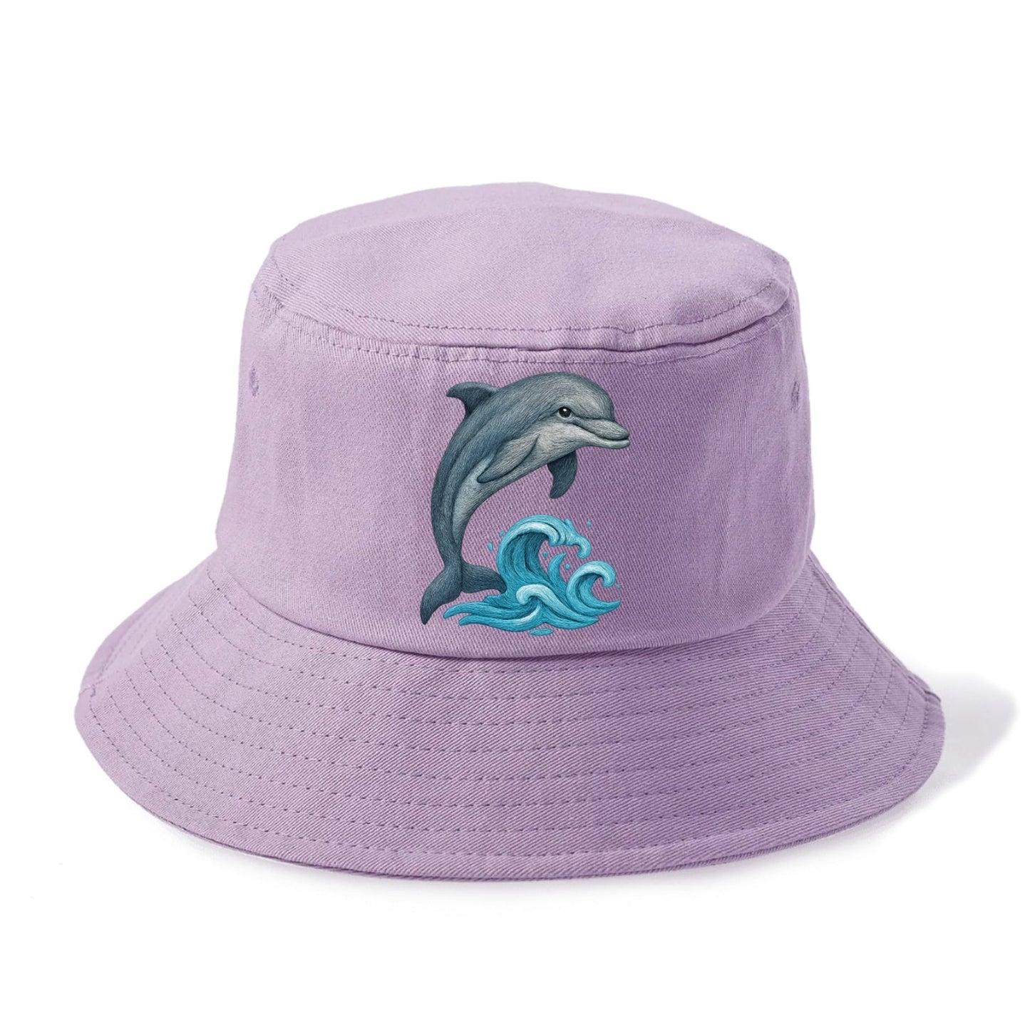 Dolphin's Dance Upon The Waves Bucket Hat