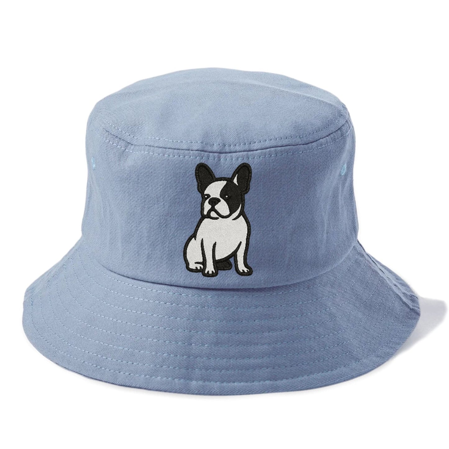 French Bulldog Black White Charming Pose Bucket Hat
