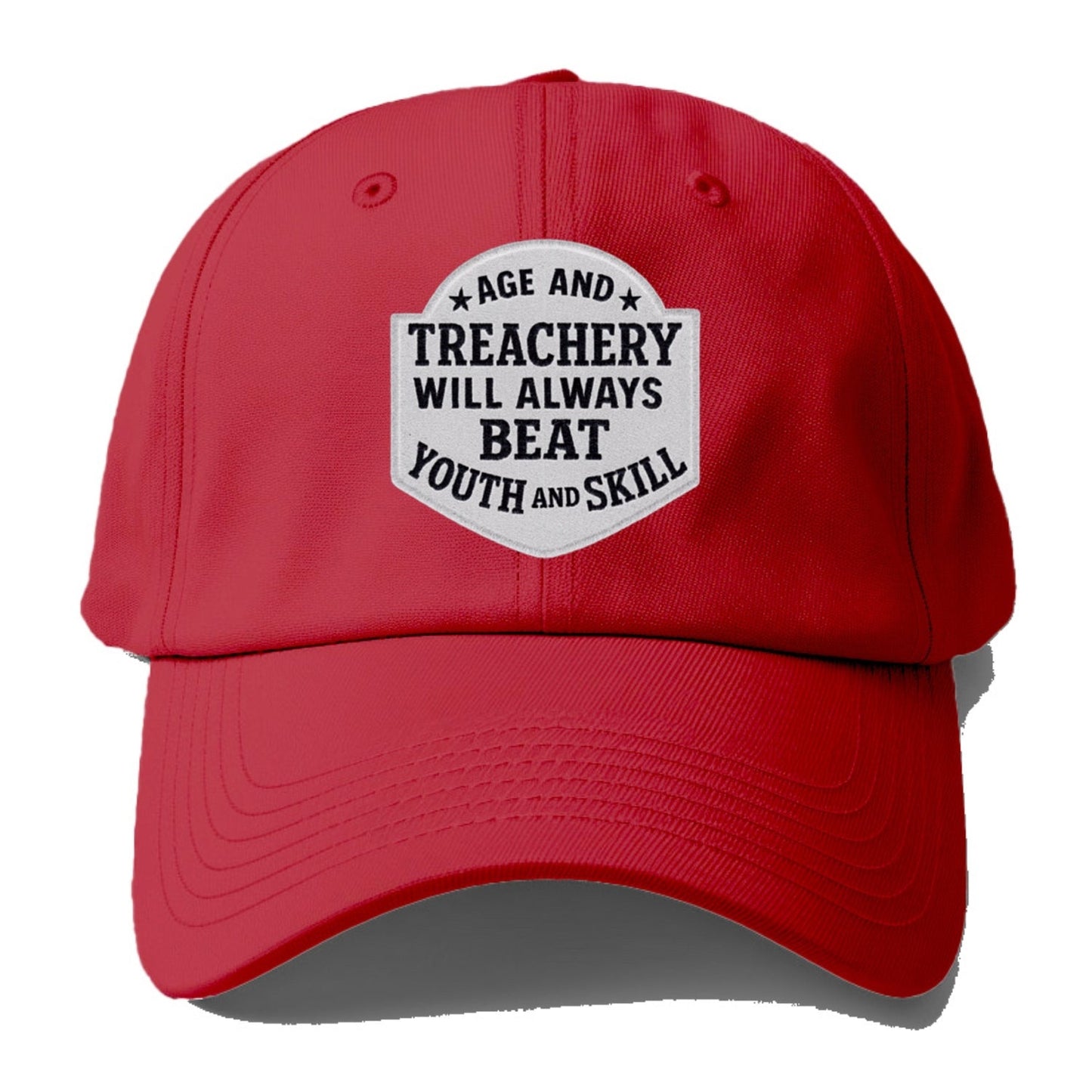 Humorous Proverbial Patch Baseball Cap