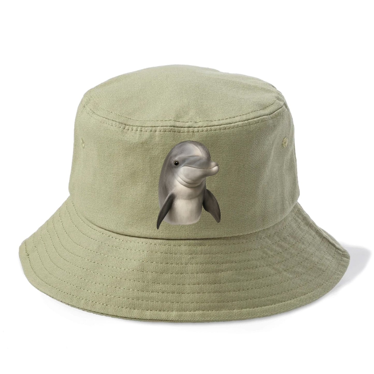 Dolphin Portrait Design Bucket Hat