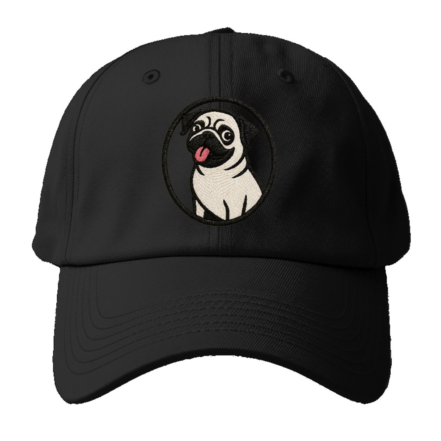 Pug Playful Charm Baseball Cap