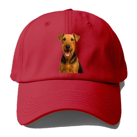 Airedale Terrier Portrait Design Baseball Cap
