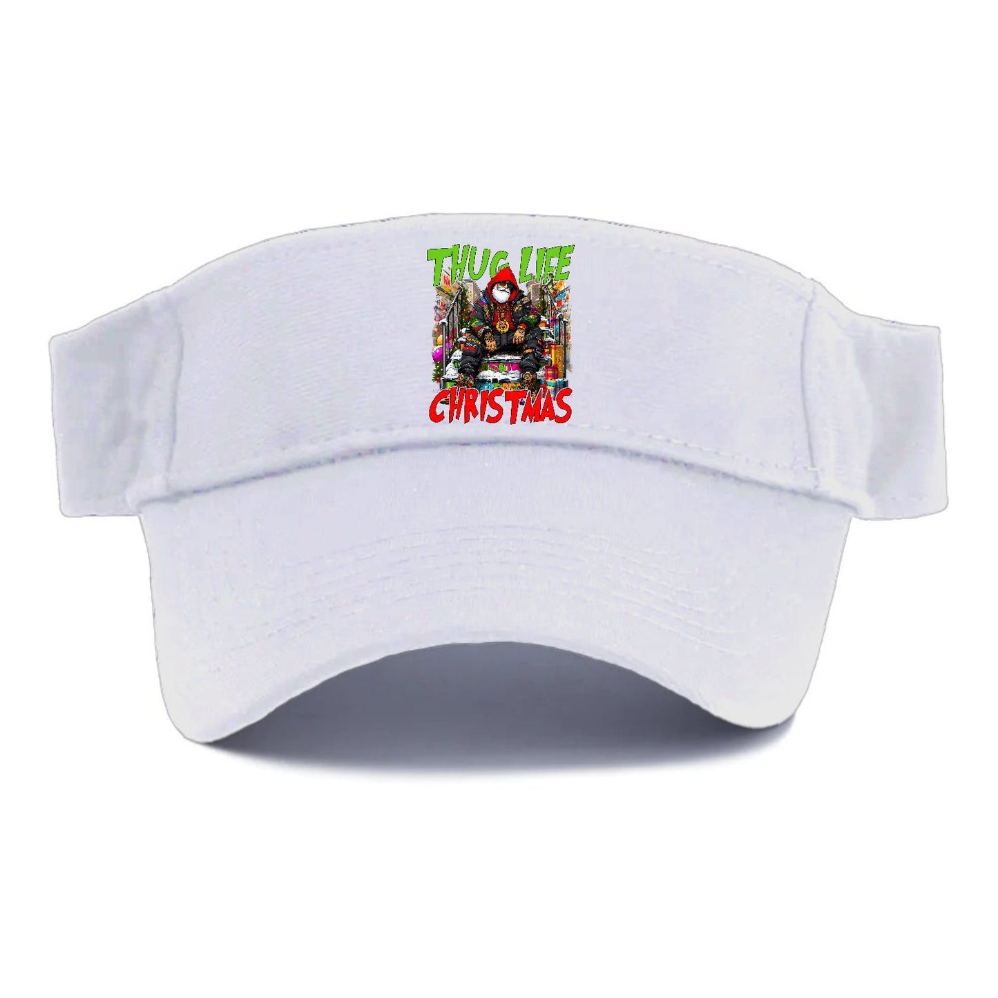 Thug Life Christmas Visor