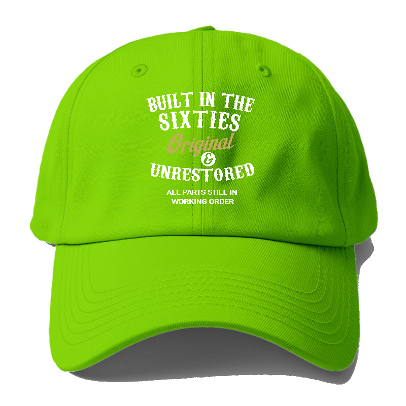 Build In The Sixties Original Unrestored All Parts Still In Working Order Baseball Cap