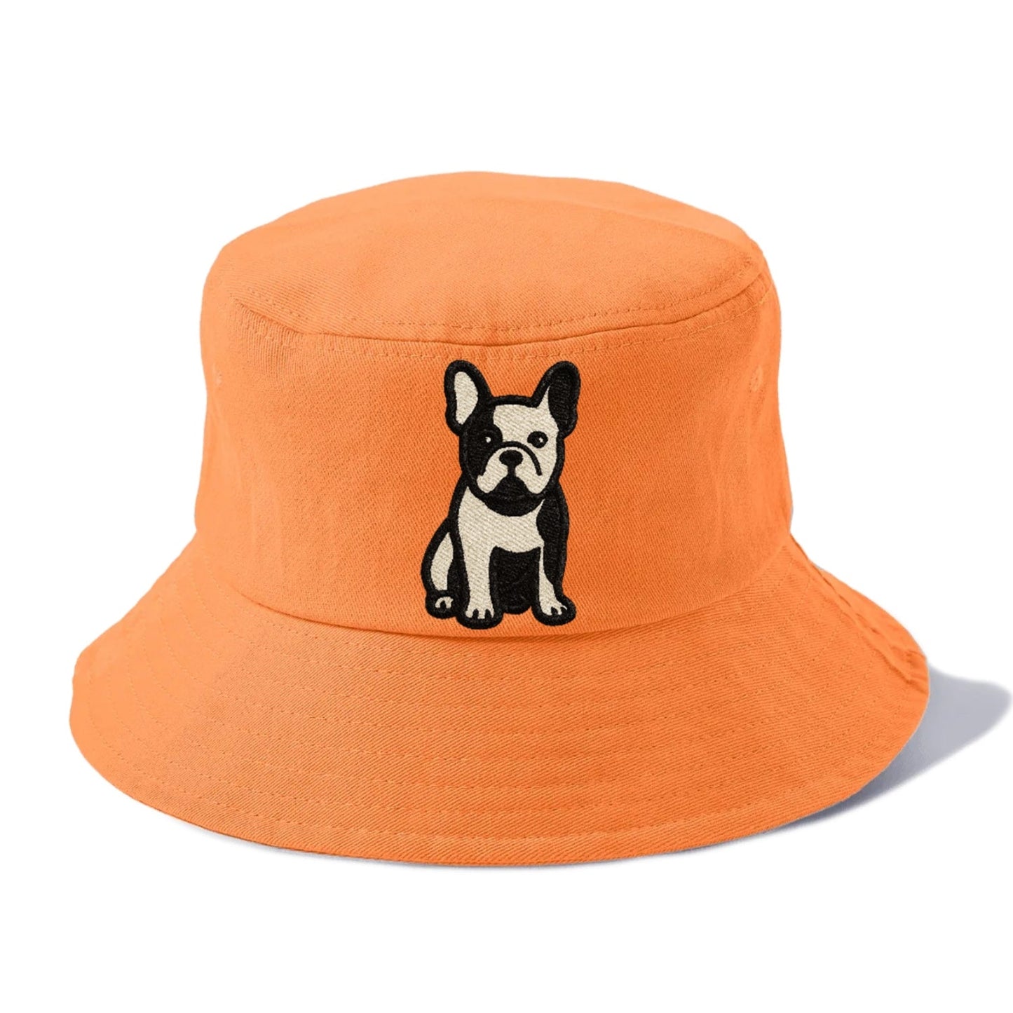 French Bulldog Black And White Tuxedo Pose Bucket Hat