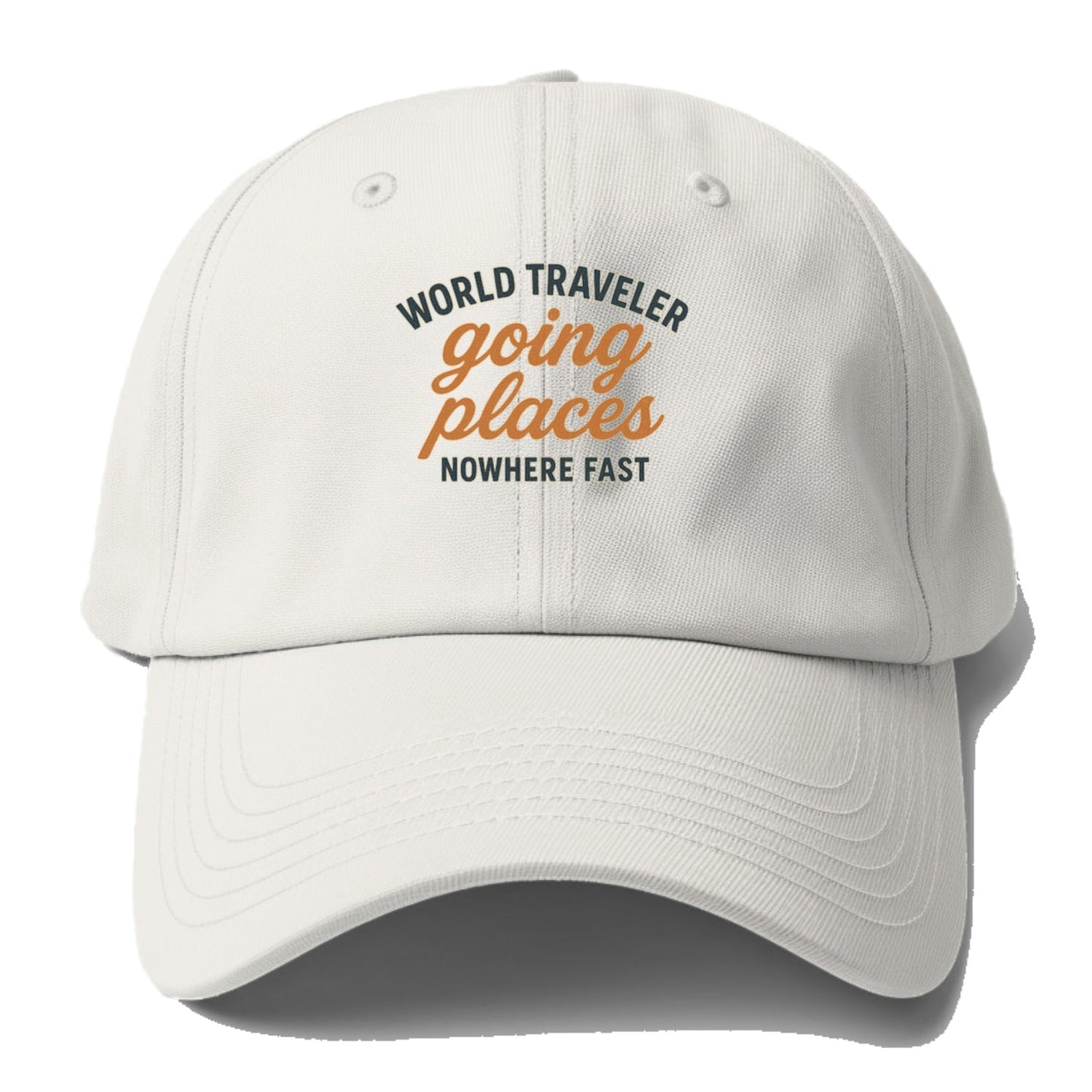 World Traveler Nowhere Fast Baseball Cap