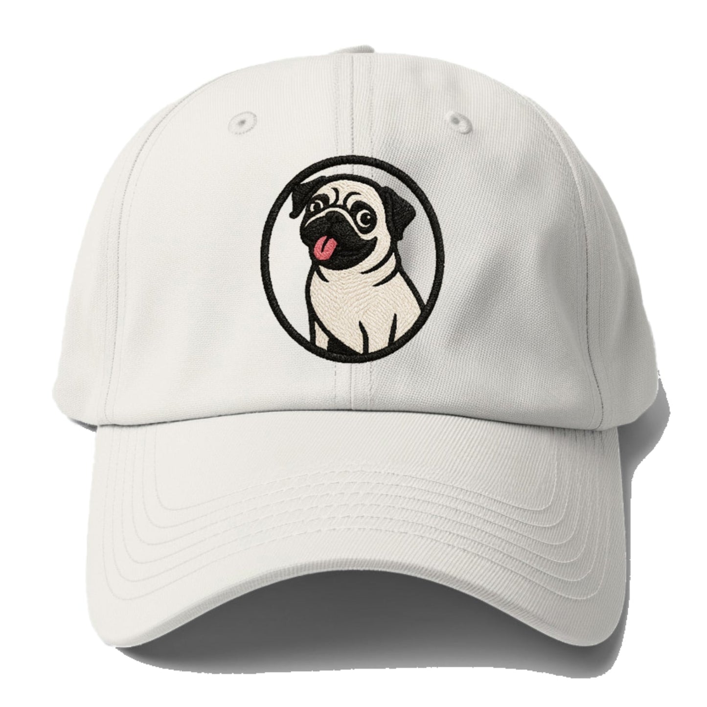 Pug Playful Charm Baseball Cap