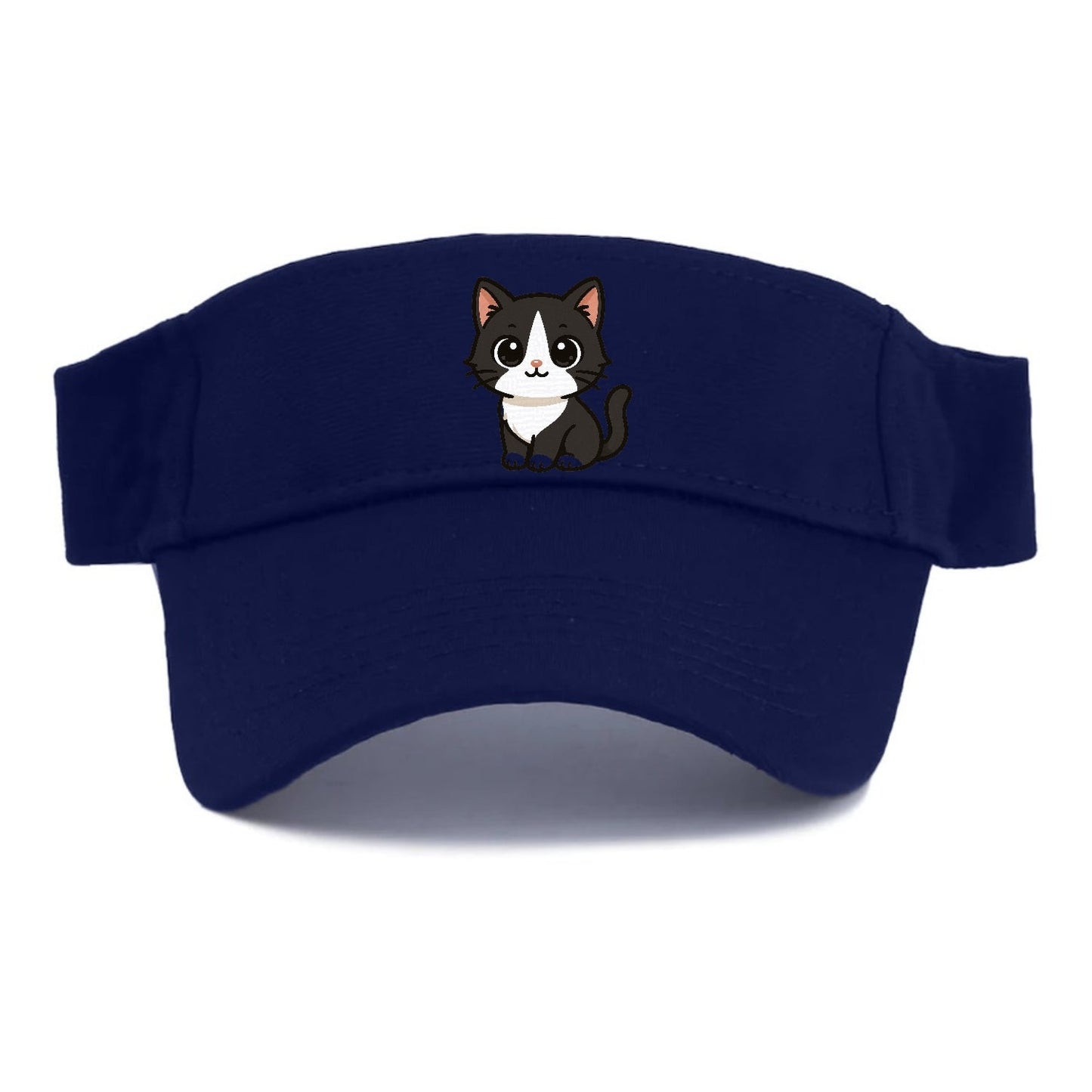 Tuxedo Mix Elegant Charm Visor