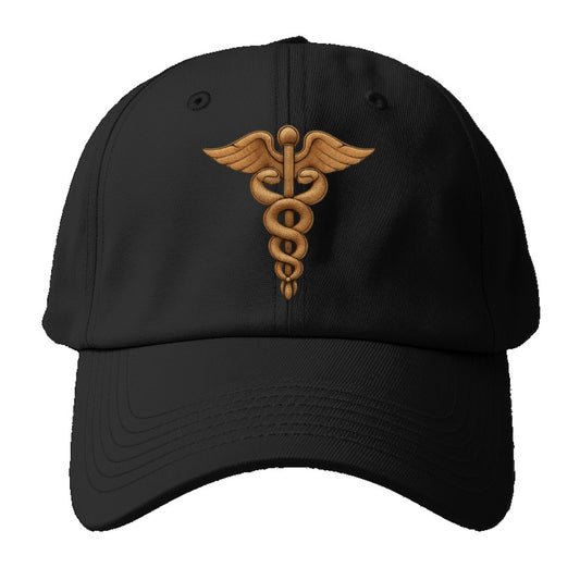 Golden Serpent's Medical Grace Baseball Cap