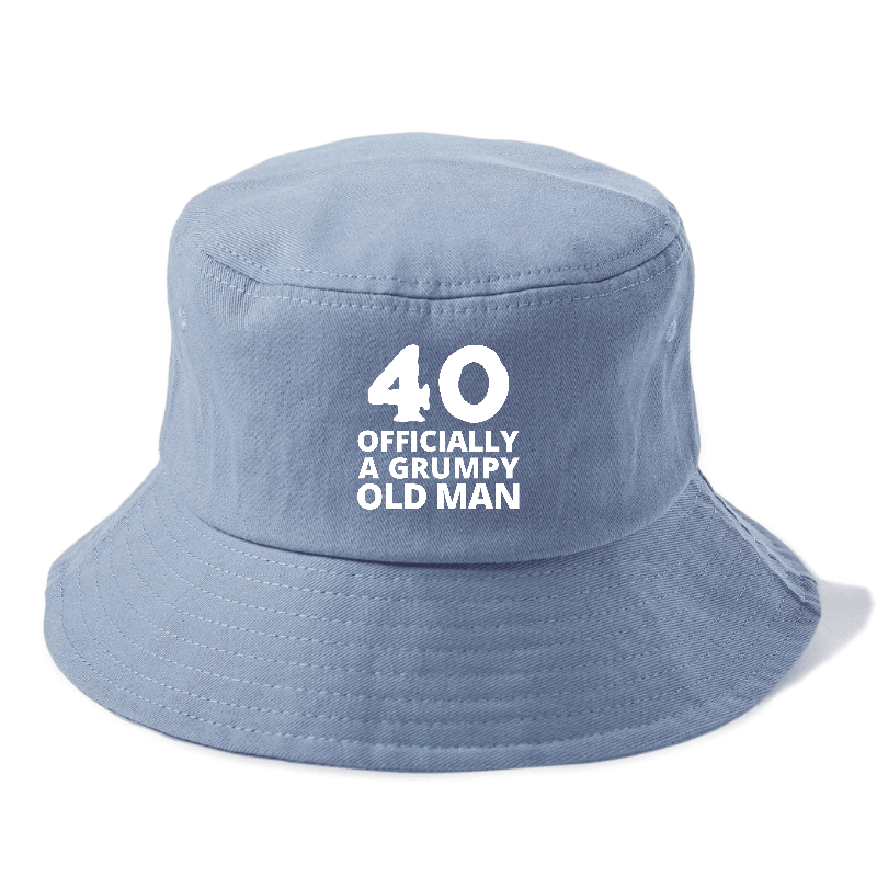 40 Officially A Grumpy Old Man Bucket Hat
