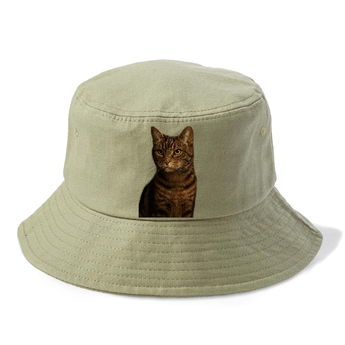 Brown Tabby Cozy Charm Bucket Hat