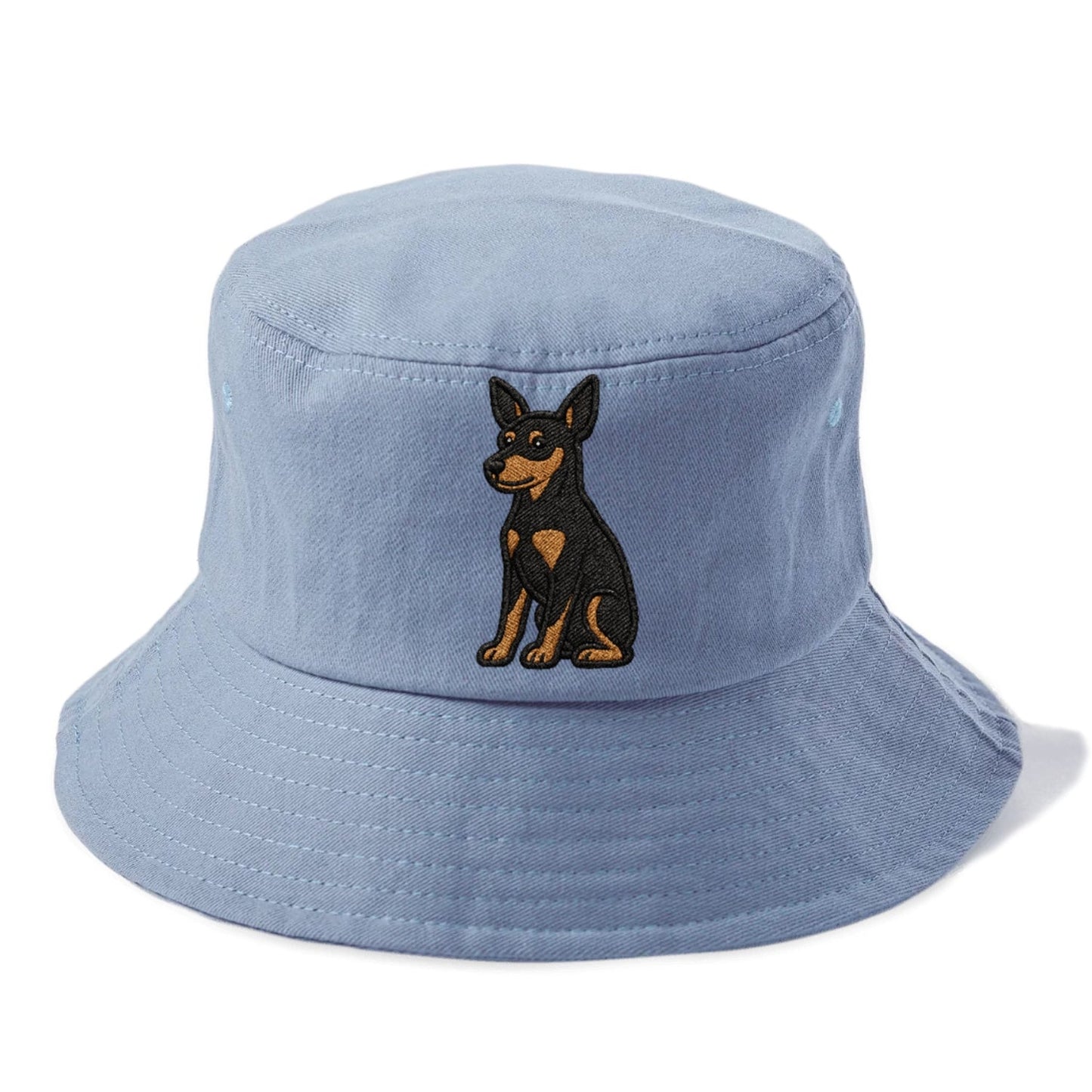 Miniature Pinscher Black Tan Regal Poise Bucket Hat