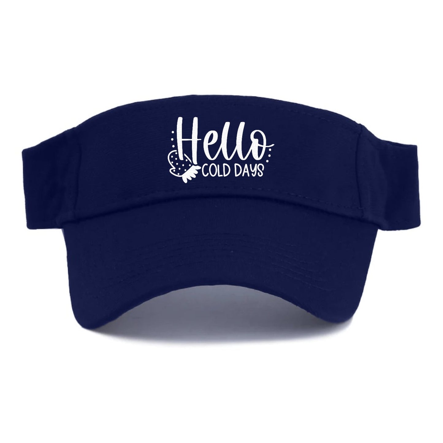 Winter Wonderland Hello Cold Days Visor