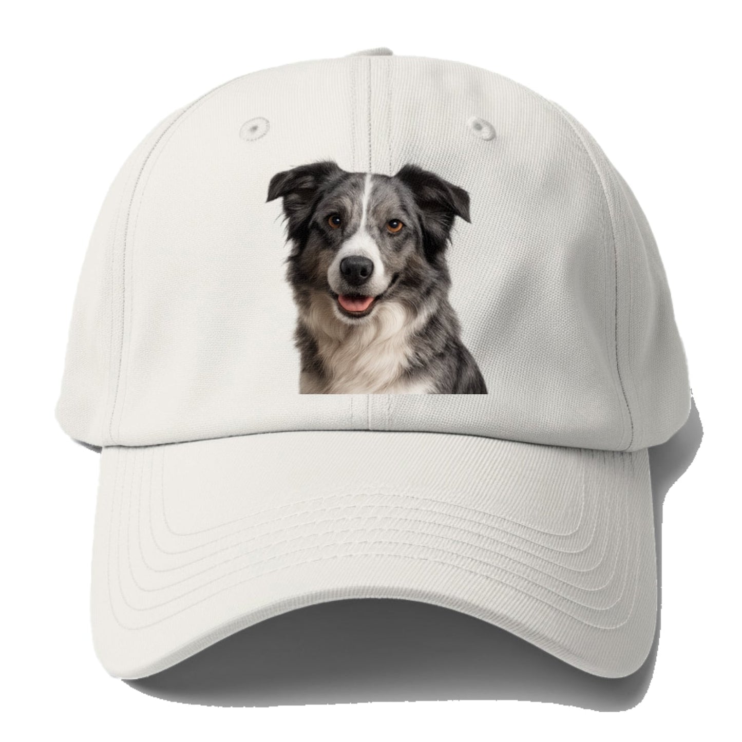Blue Merle Border Collie Agile Mind Baseball Cap