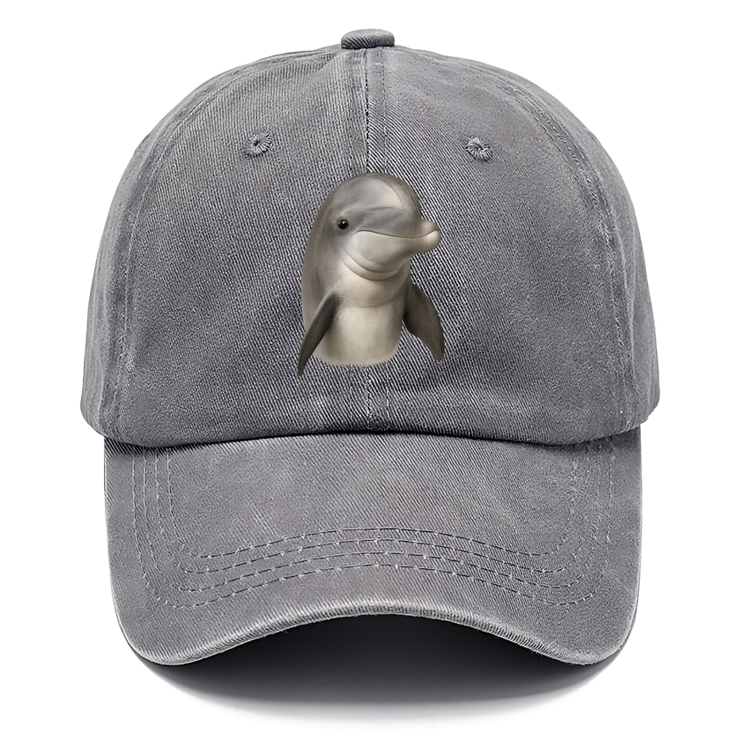 Dolphin Portrait Design Classic Cap