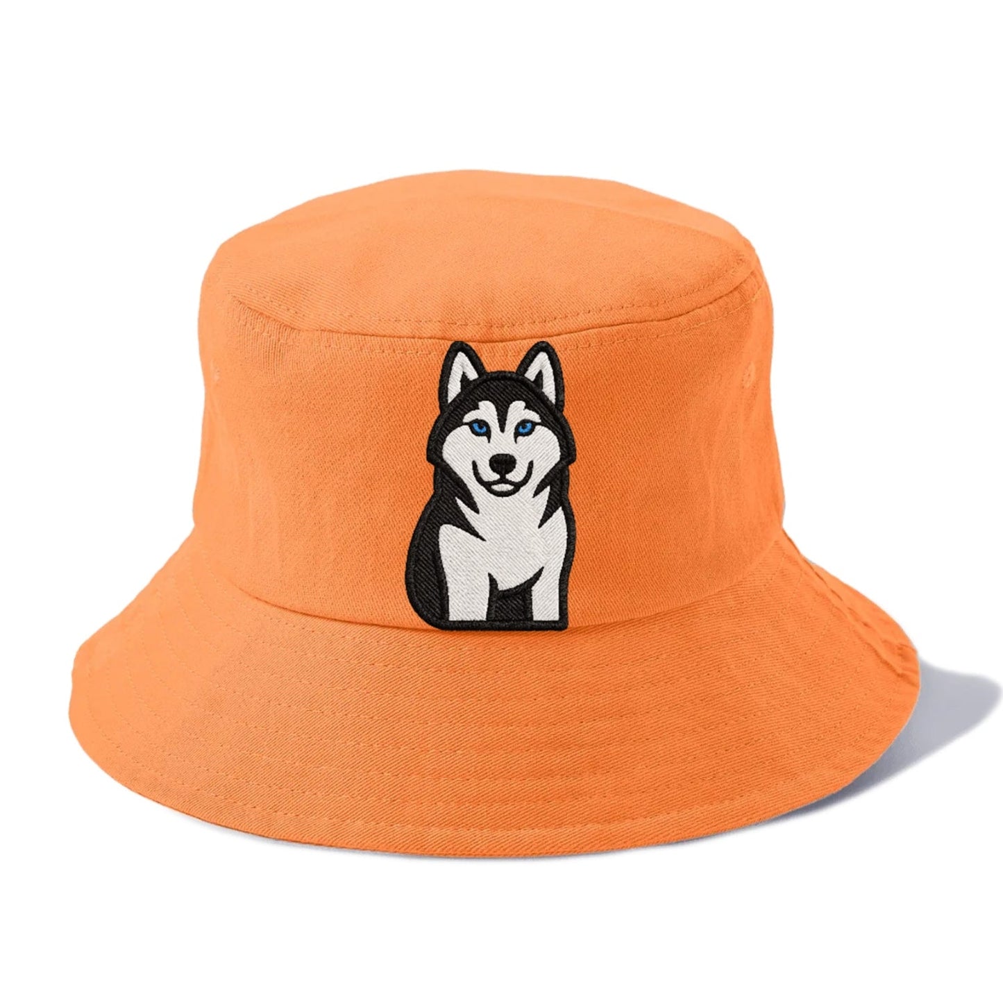 Husky Blue Eyes Piercing Gaze Bucket Hat