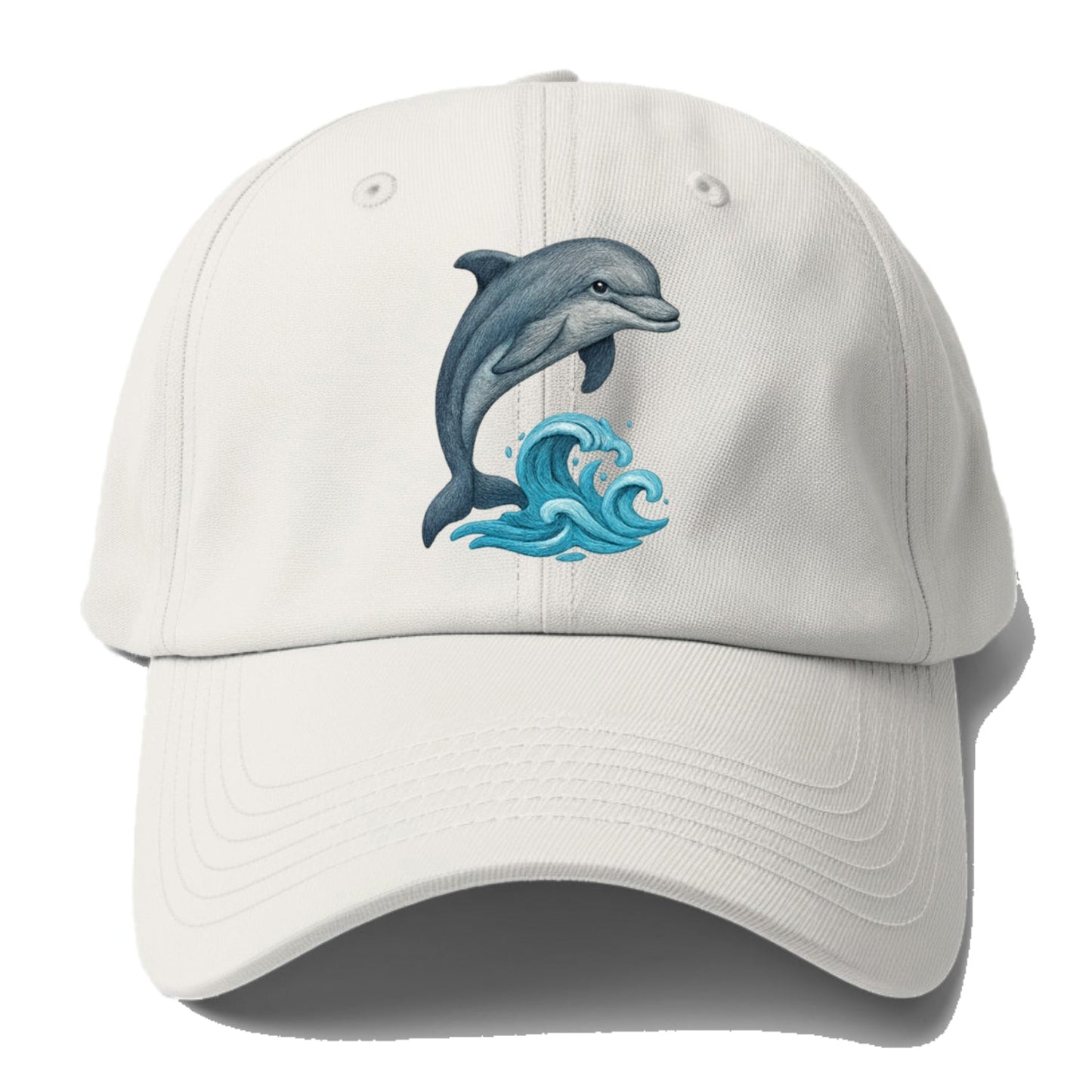 Dolphin's Dance Upon The Waves Baseball Cap