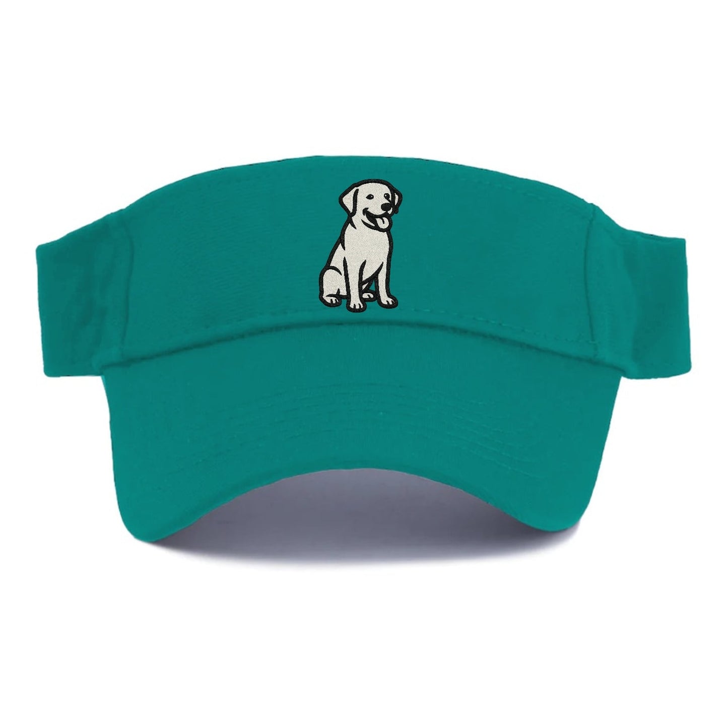 Labrador Happy Panting Joyful Spirit Visor