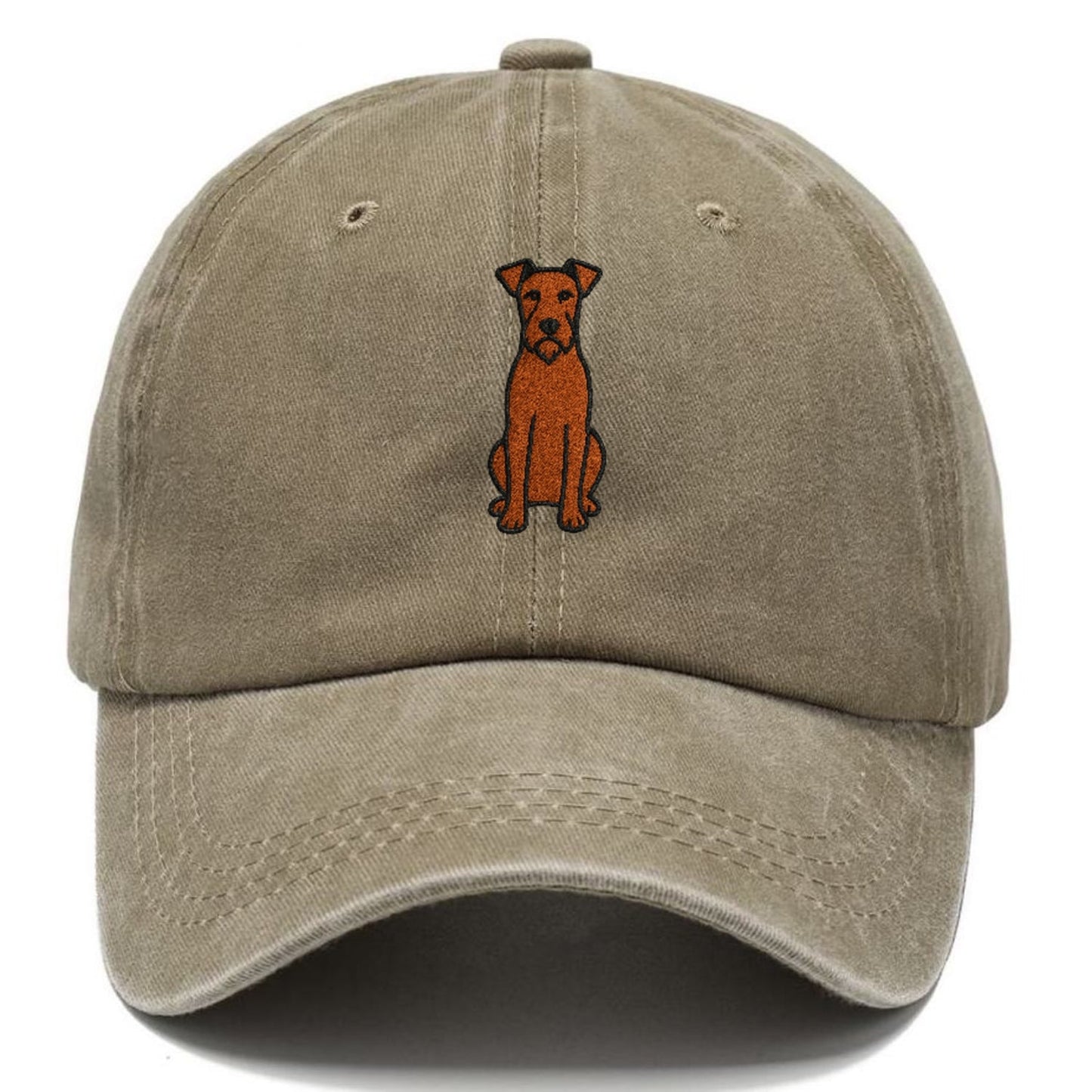 Irish Terrier Red Colored Sitting Pose Classic Cap