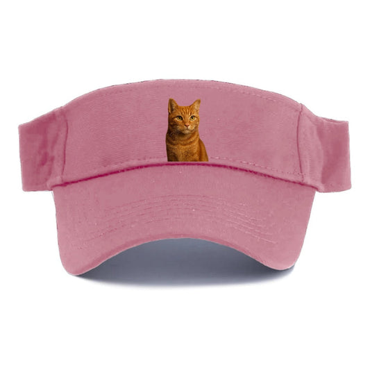 Orange Tabby Cozy Companion Visor