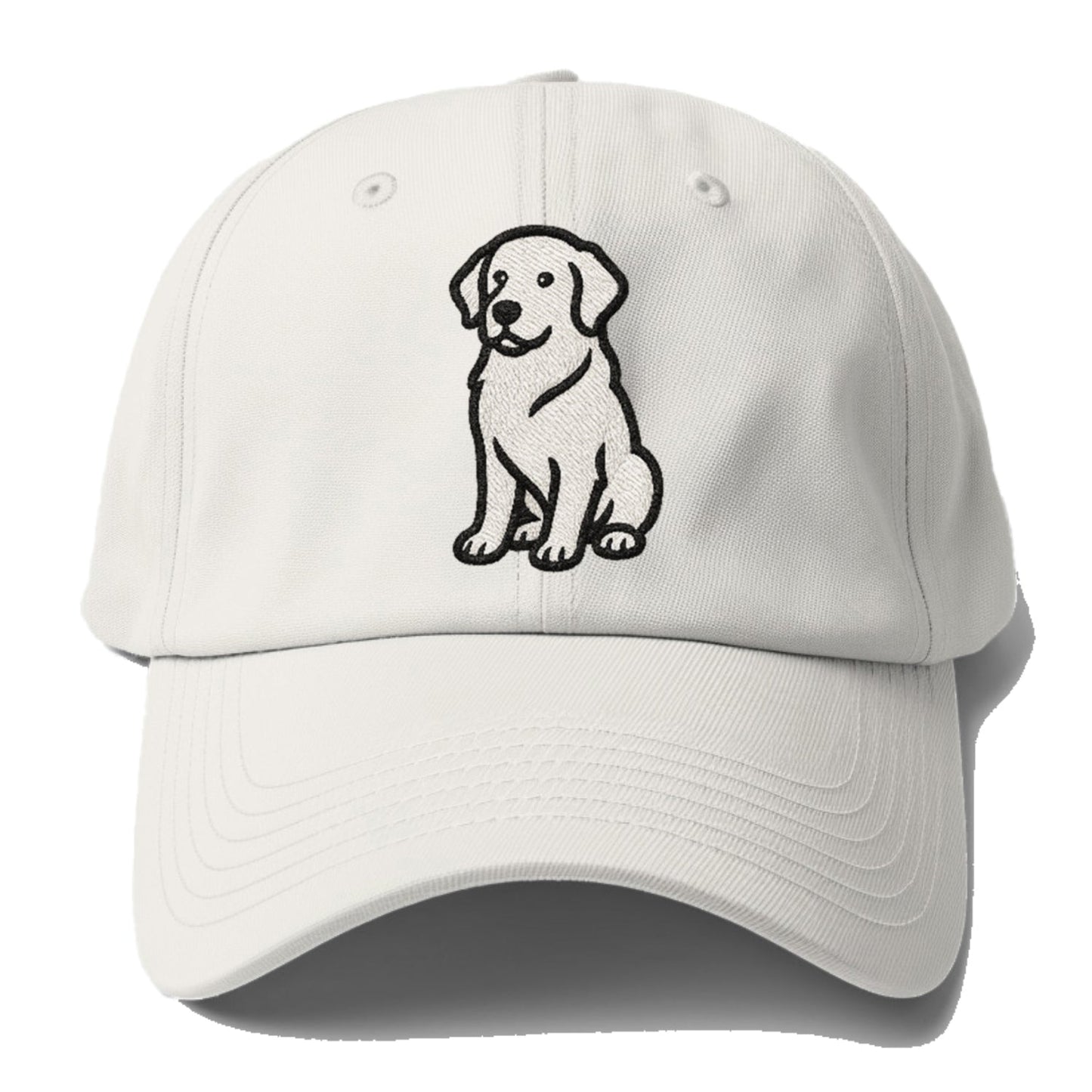 Golden Retriever Curious Charm Baseball Cap