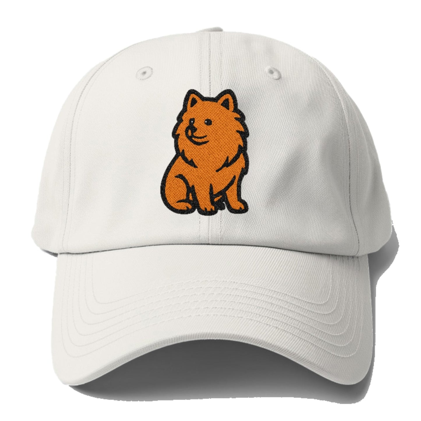 Pomeranian Orange Fluffy Charm Baseball Cap