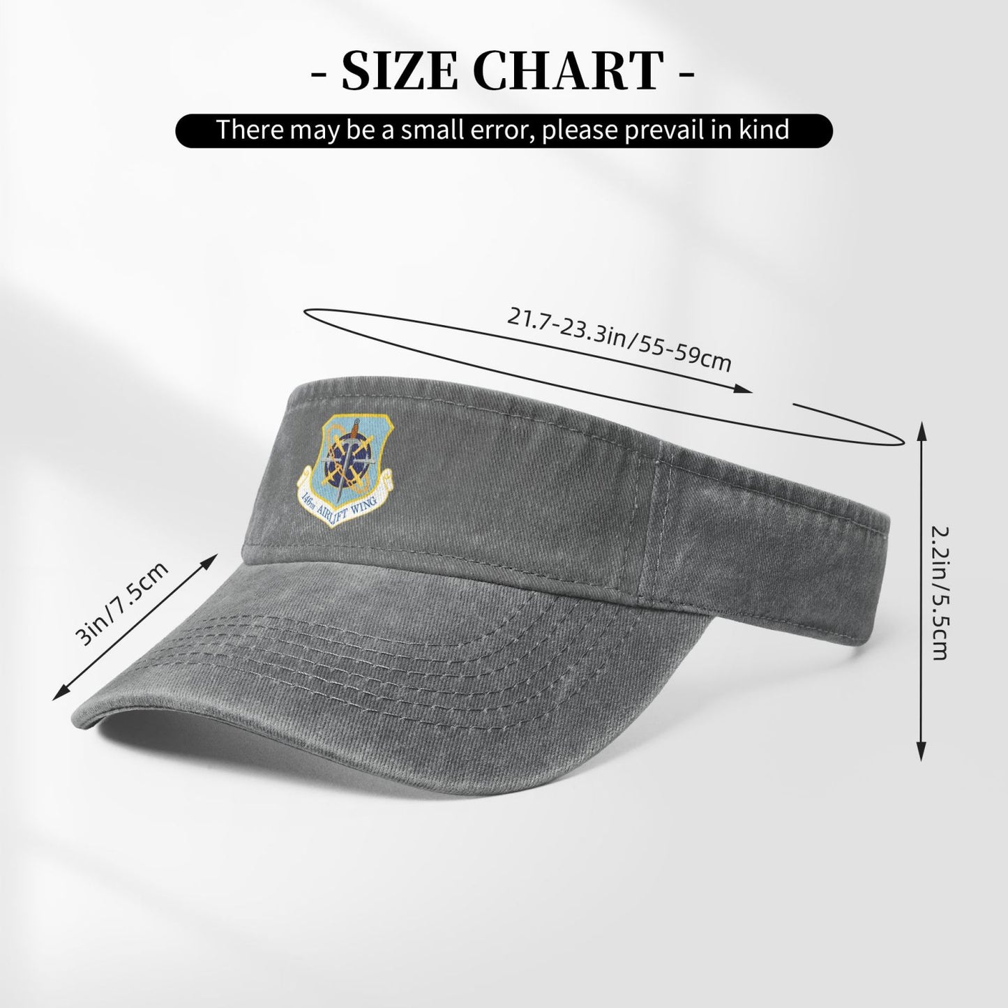 146th Airlift Wing Printing adjustable Empty Top Baseball Sun Cap unisex outdoor sport hat veterans gift