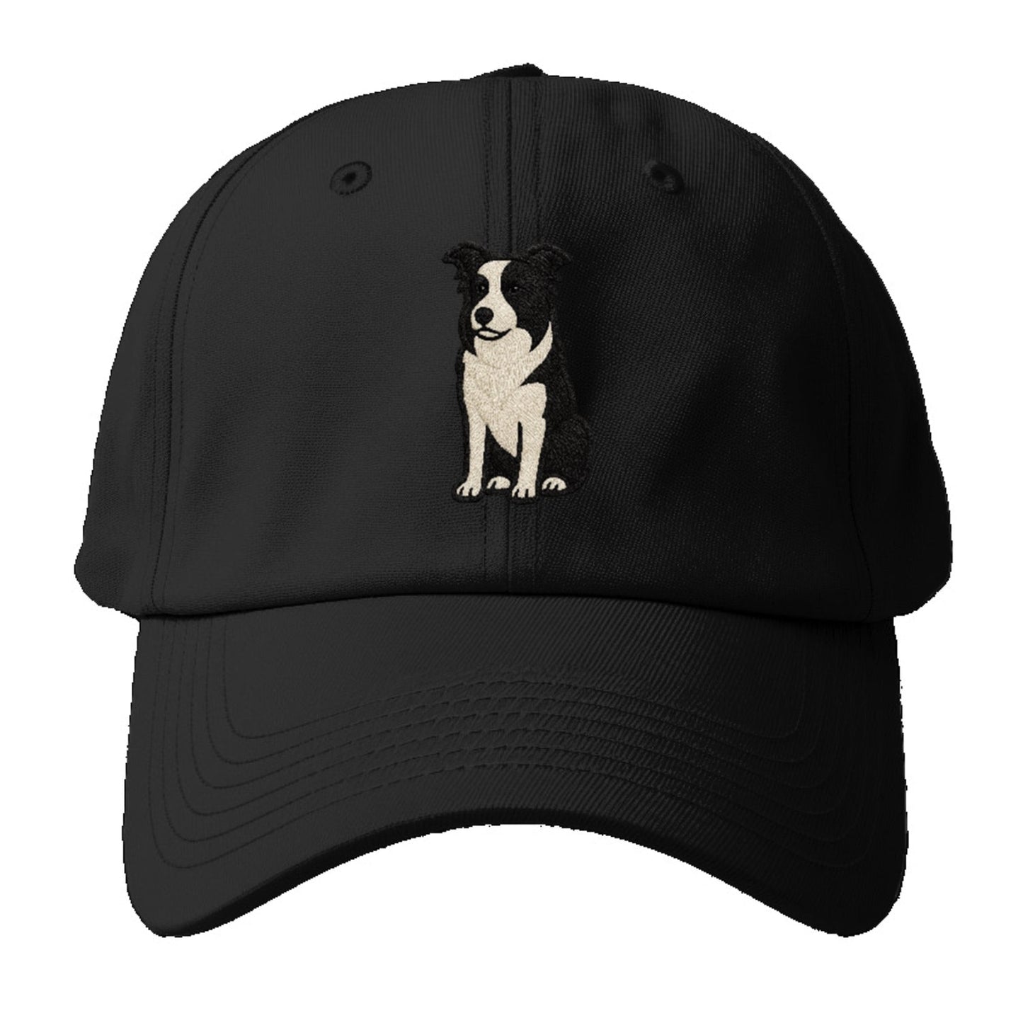 Border Collie Intense Focus Baseball Cap