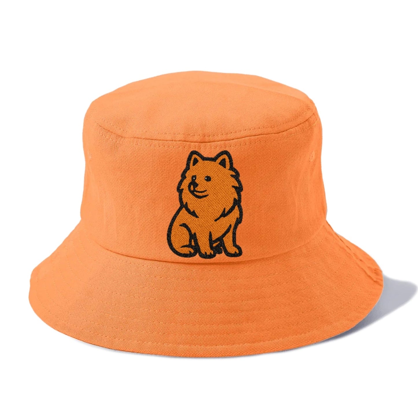 Pomeranian Orange Fluffy Charm Bucket Hat