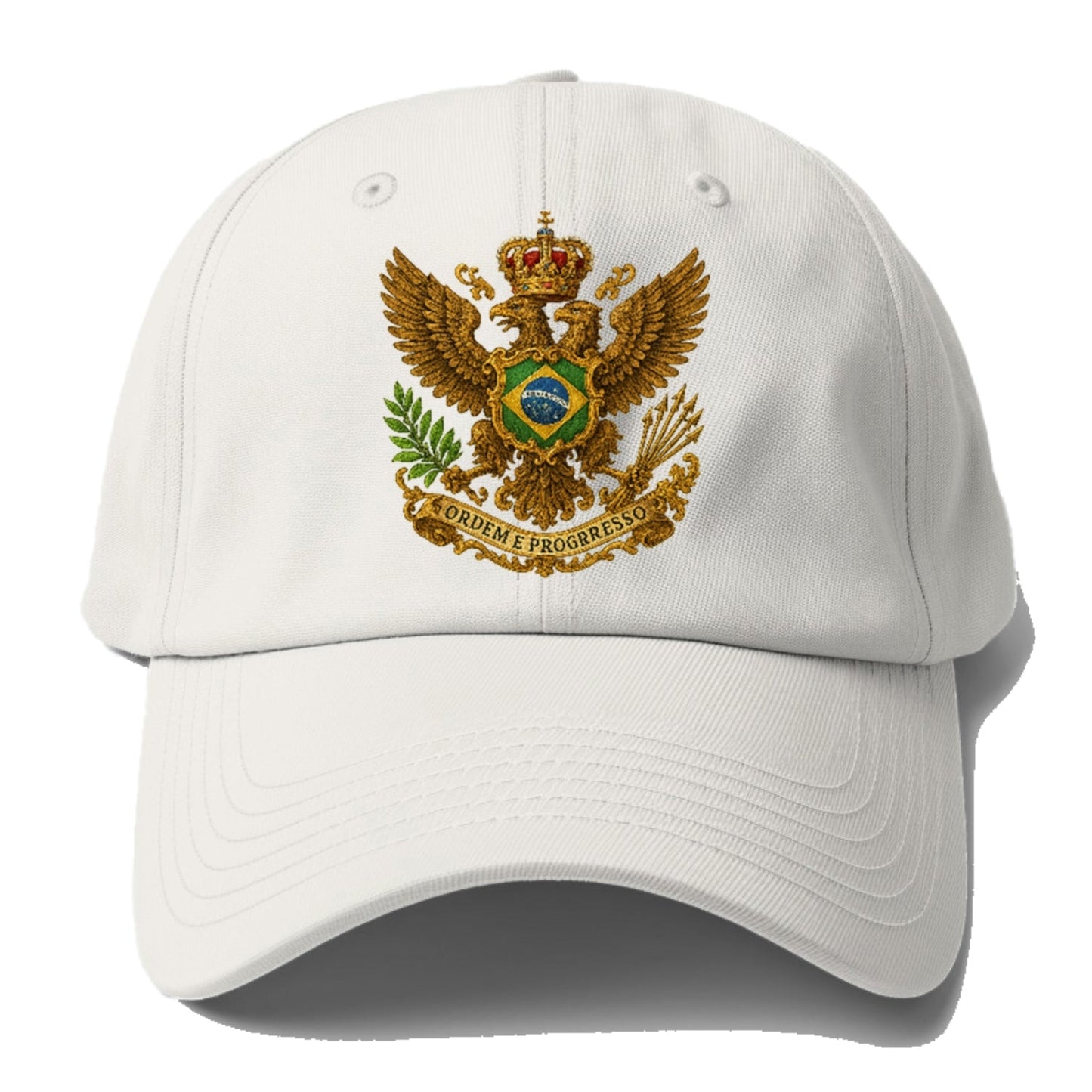 Brazil Heritage Eagle Badge Baseball Cap