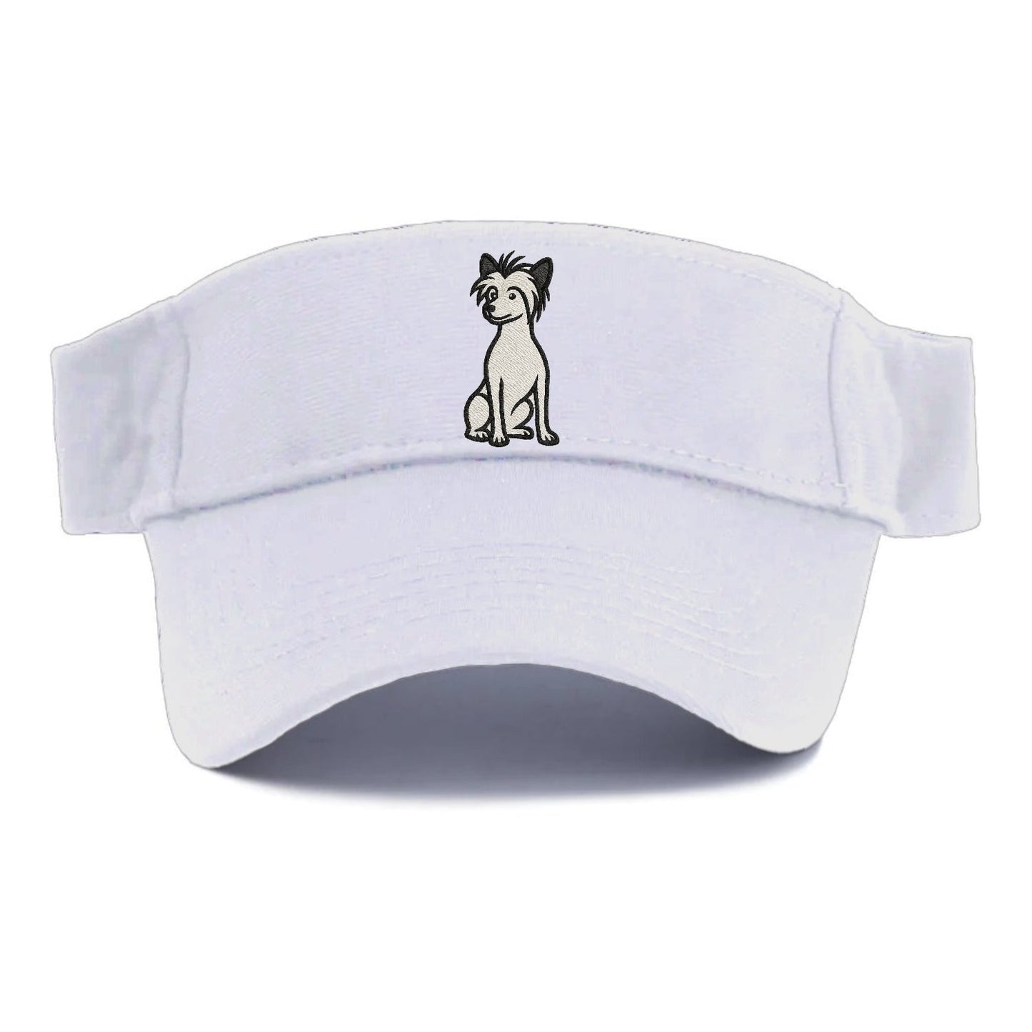 Chinese Crested Hairless With Hair Tuft Unique Charm Visor