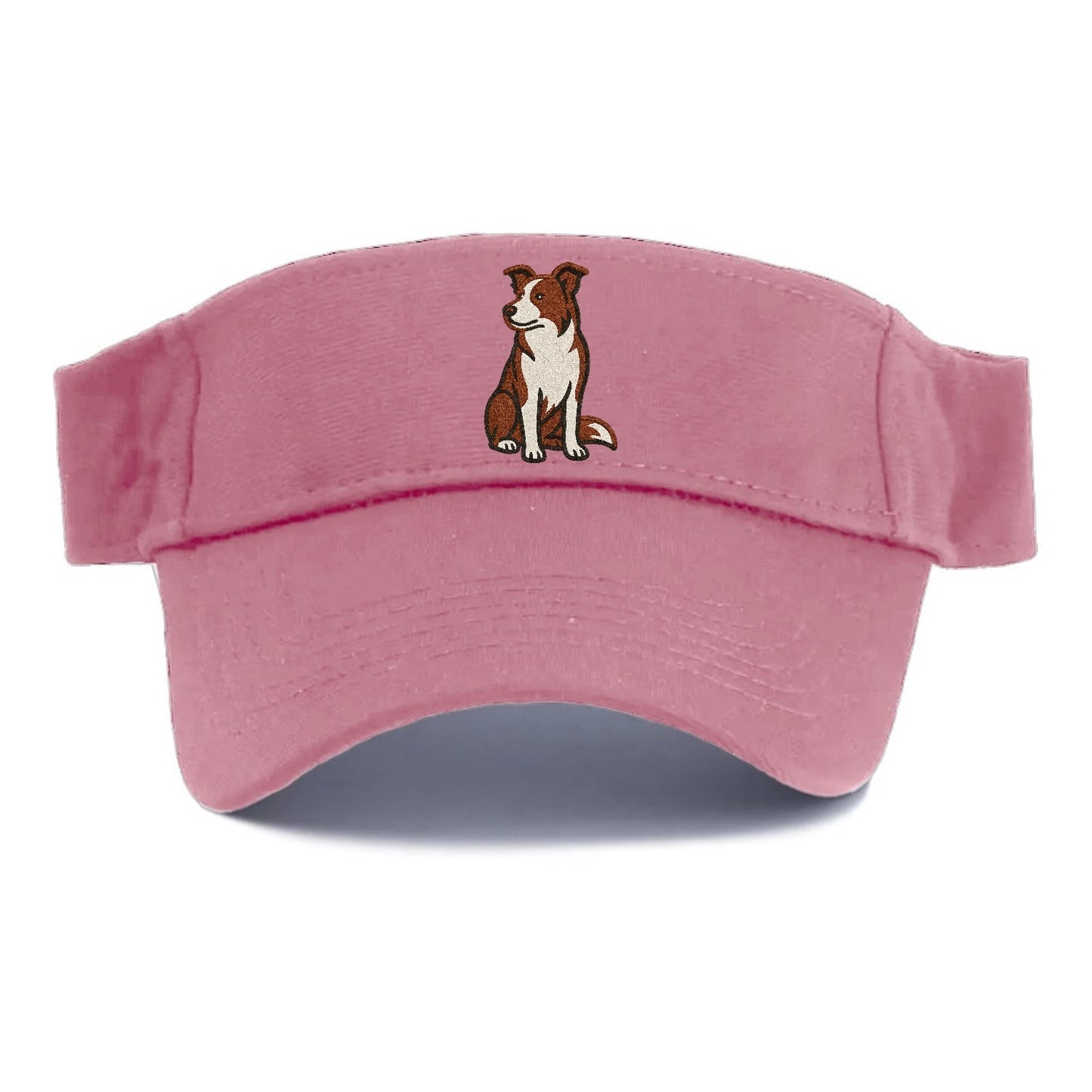 Border Collie Red White Loyal Spirit Visor