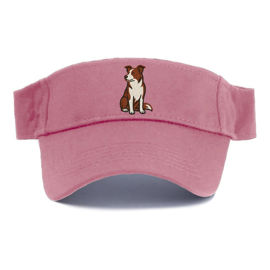Border Collie Red White Loyal Spirit Visor