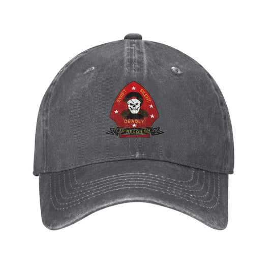 2d Reconnaissance Battalion Insignia Printed unisex baseball cap adjustable cap veteran gift