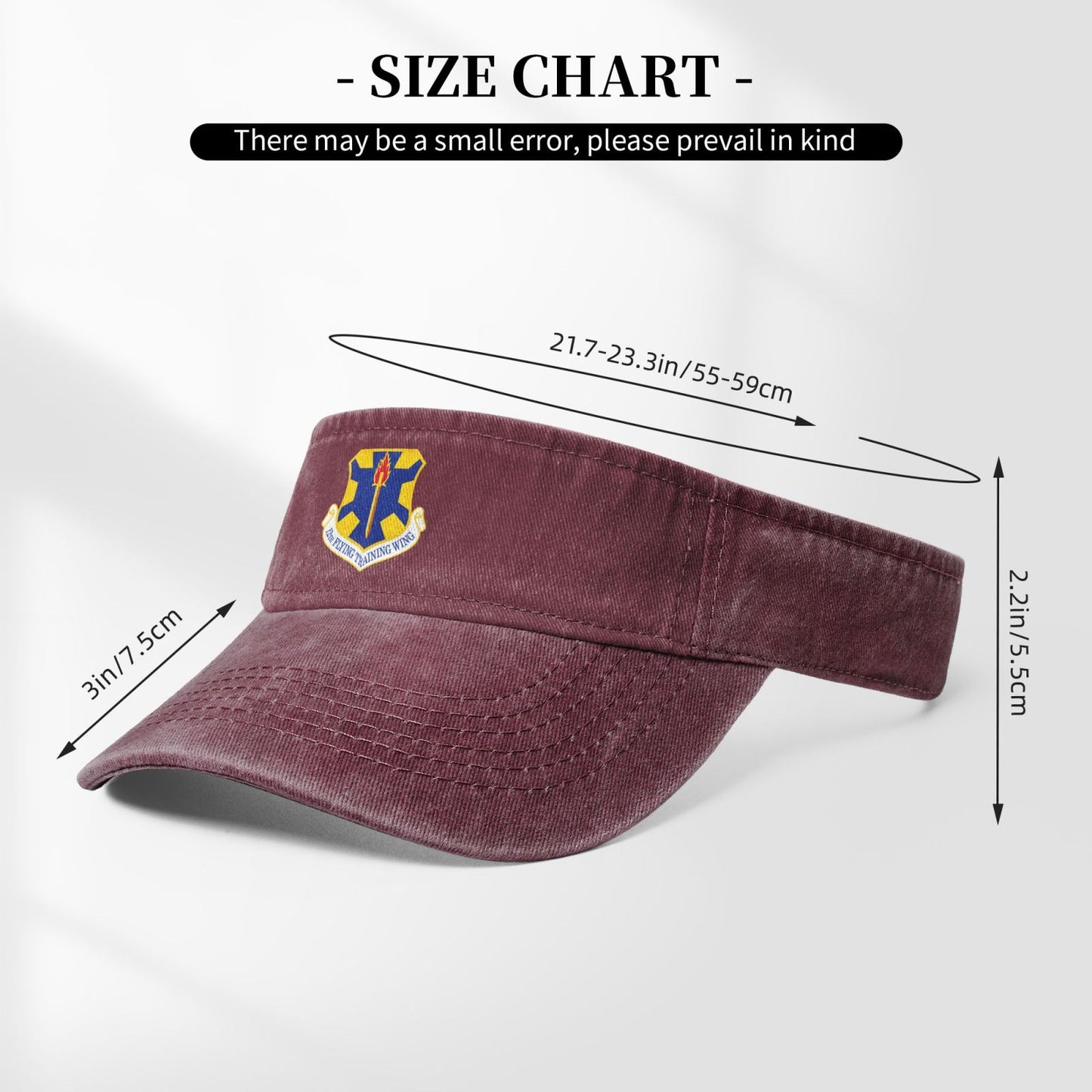 12th Flying Training Wing Printing adjustable Empty Top Baseball Sun Cap unisex outdoor sport hat veterans gift