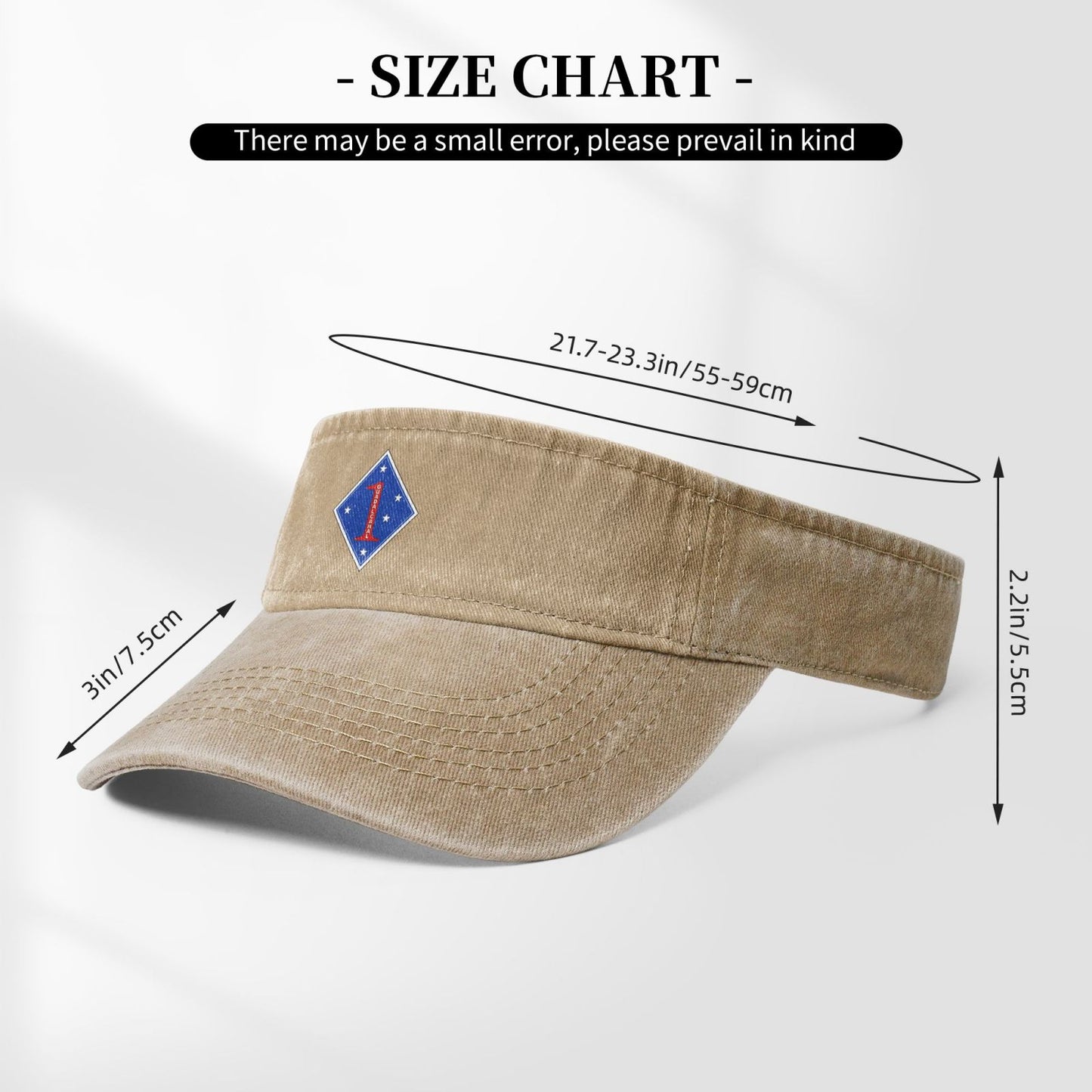 US 1st Marine Division SSI Printing adjustable Empty Top Baseball Sun Cap unisex outdoor sport hat veterans gift