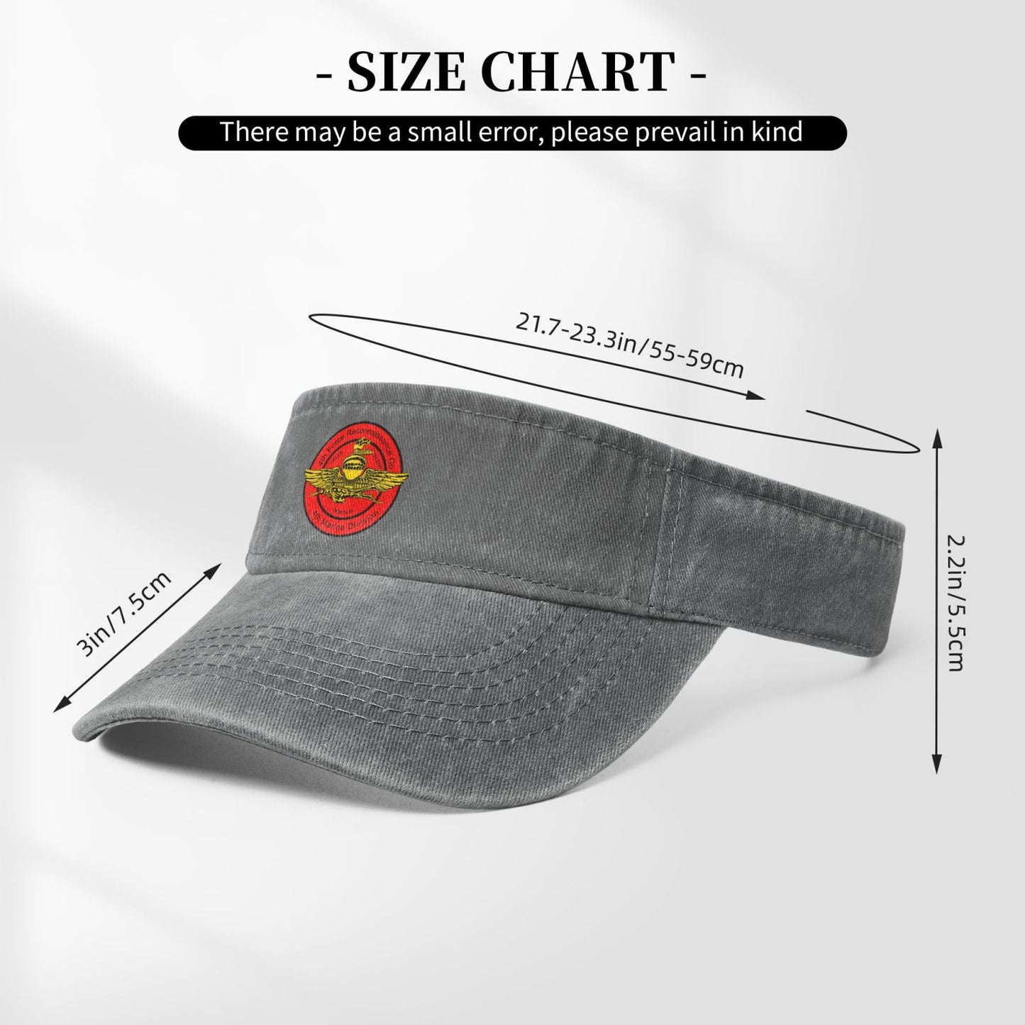 4th Force Reconnaissance Company Insignia Printing adjustable Empty Top Baseball Sun Cap unisex outdoor sport hat veterans gift