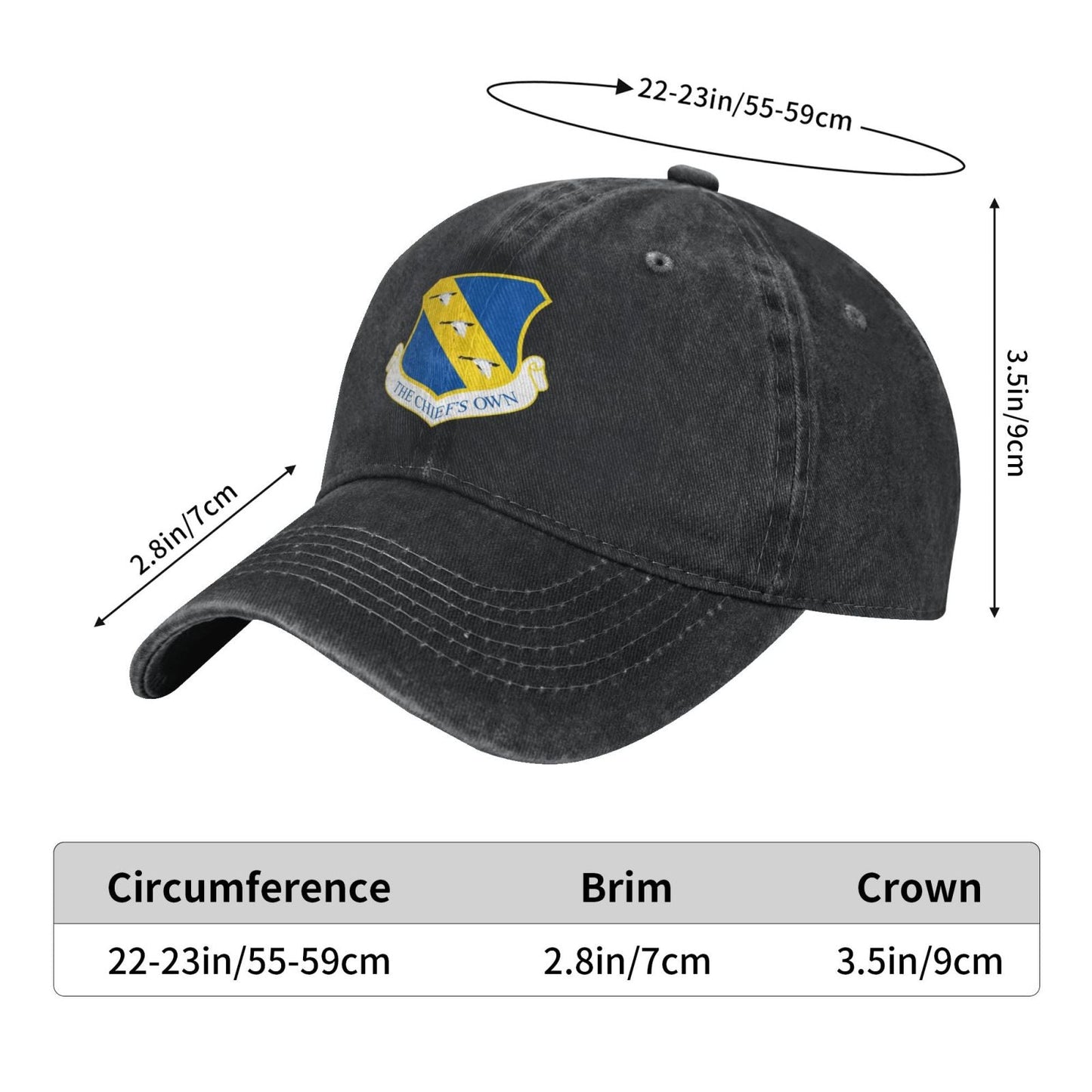 11th Wing Printing unisex baseball cap adjustable cap veteran gift