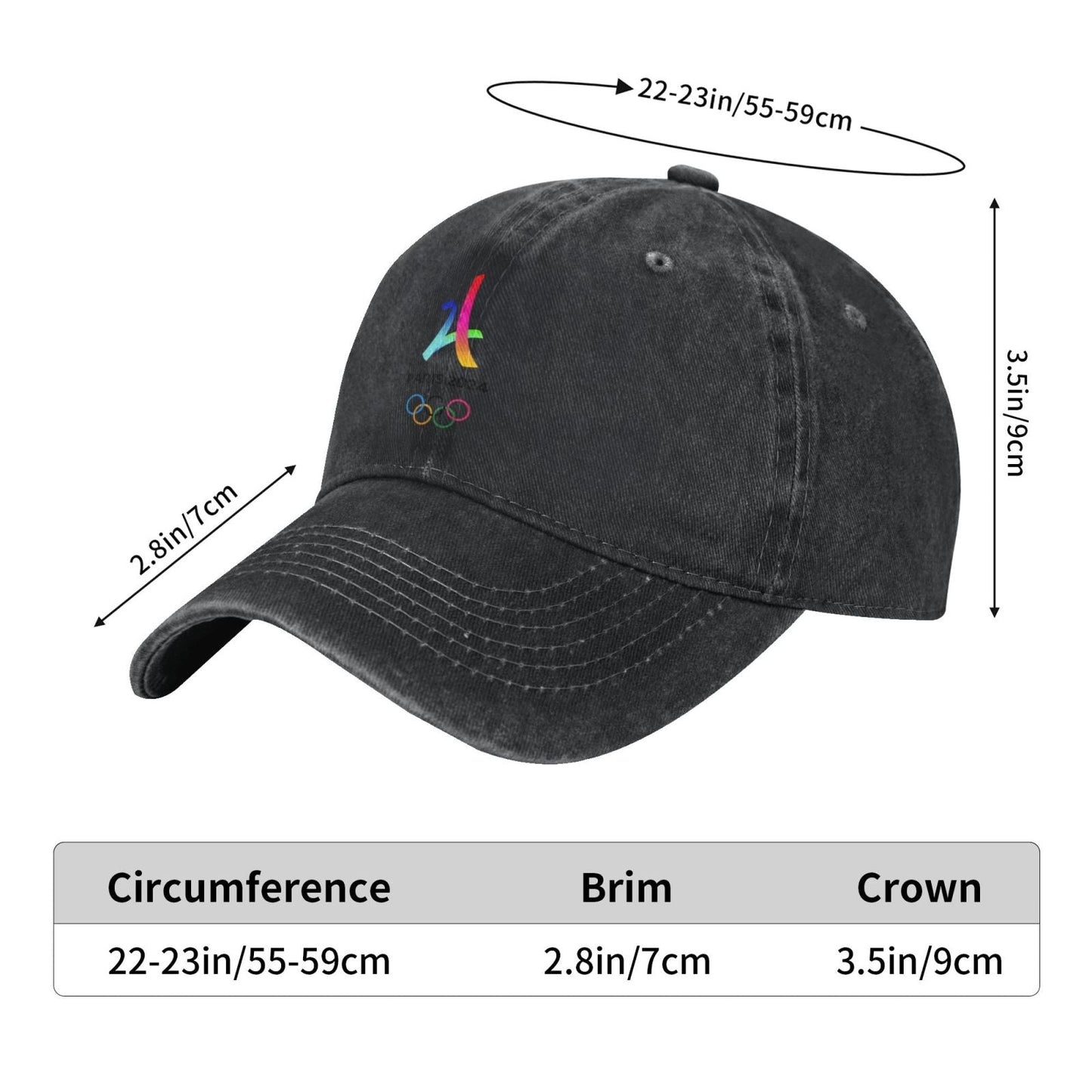 PARIS 2024 Printing unisex baseball cap adjustable hats veteran gift
