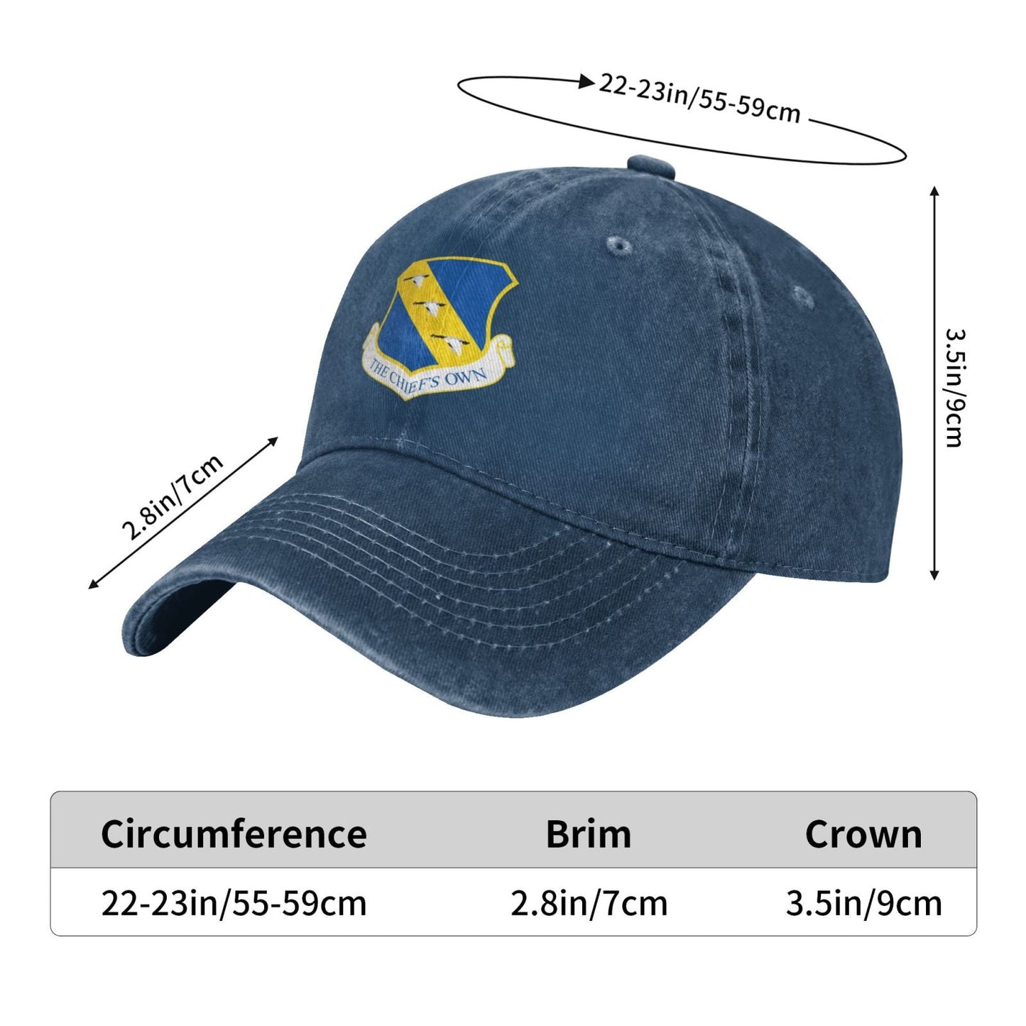 11th Wing Printing unisex baseball cap adjustable cap veteran gift
