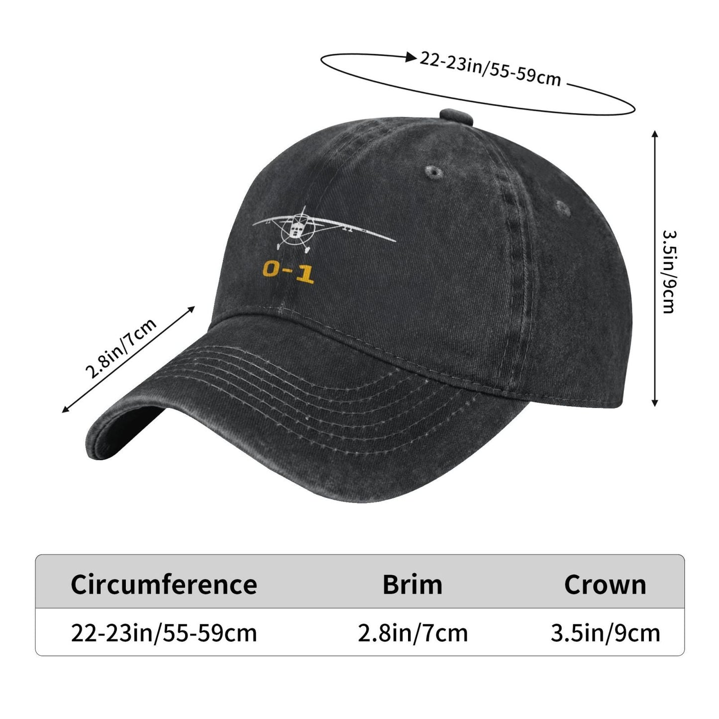 O-1 Printing unisex baseball cap adjustable hats Outdoor leisure hat veteran gift