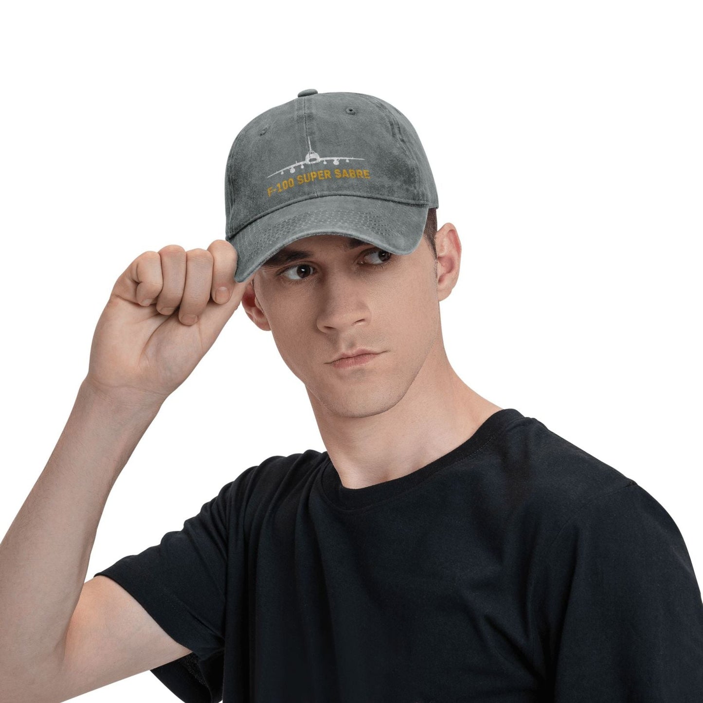 F-100 Super Sabre Printed unisex baseball cap adjustable cap outdoor sunshade trucker hat