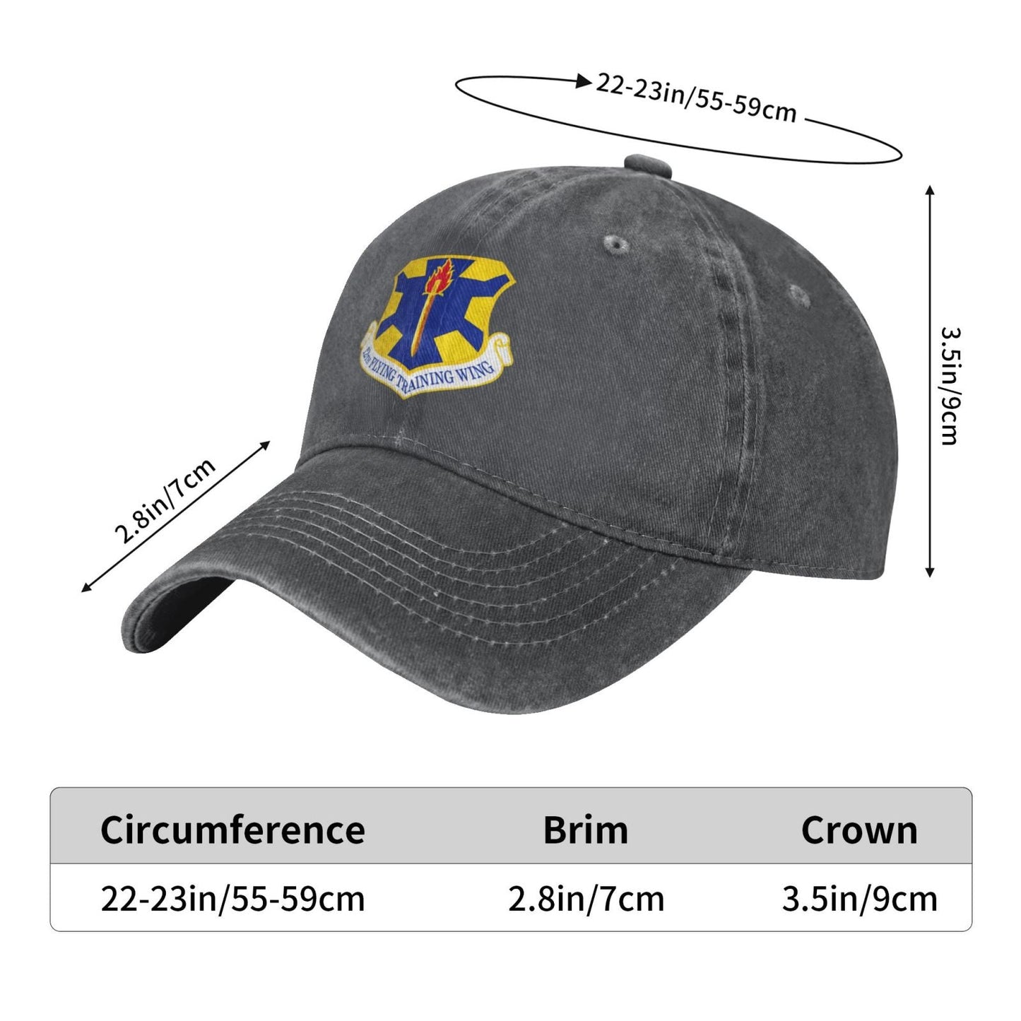 12th Flying Training Wing Printing unisex baseball cap adjustable cap veteran gift
