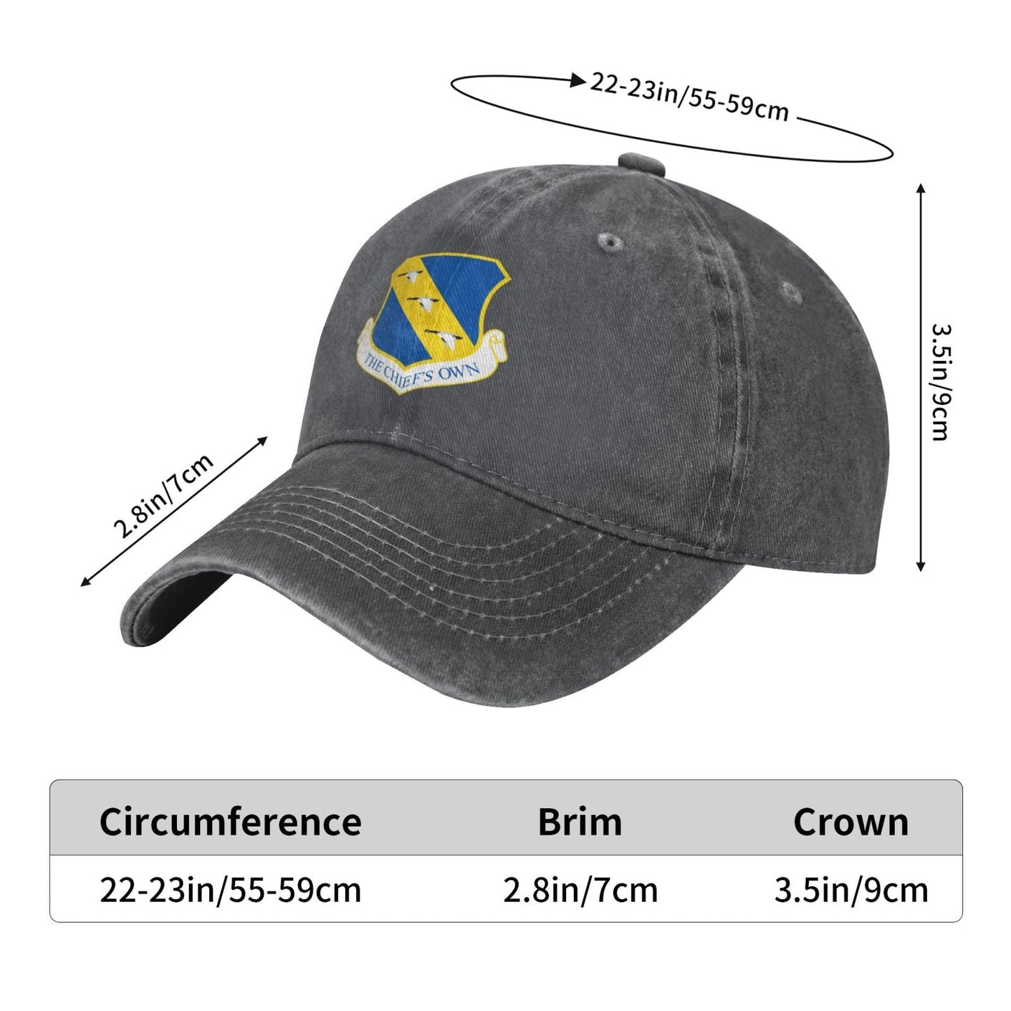 11th Wing Printing unisex baseball cap adjustable cap veteran gift