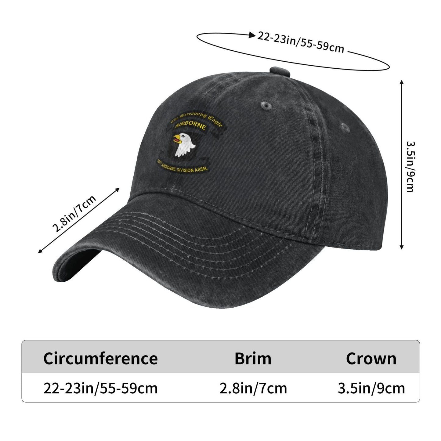 101st Airborne Division Vietnam Veteran Printing unisex baseball cap adjustable hats veteran gift