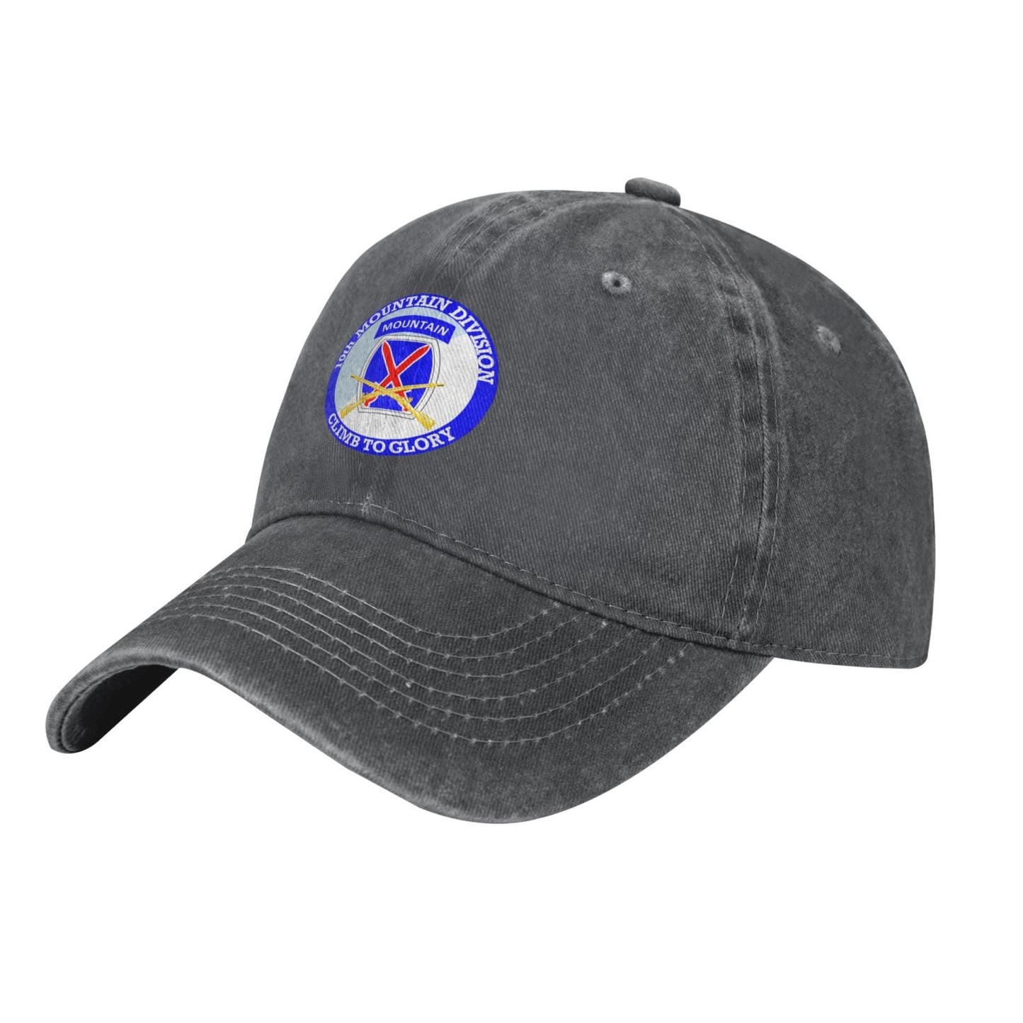 Us Army 10th Mountain Division Printing unisex baseball cap adjustable hats veteran gift