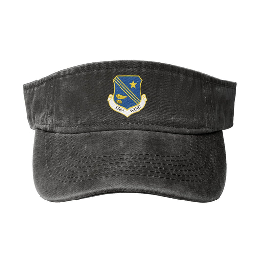 176th Wing Insignia Printing adjustable Empty Top Baseball Sun Cap unisex outdoor sport hat veterans gift