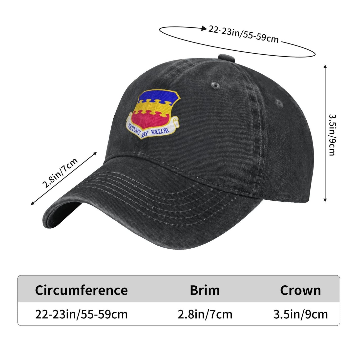 20th Fighter Wing Printing unisex baseball cap adjustable cap veteran gift