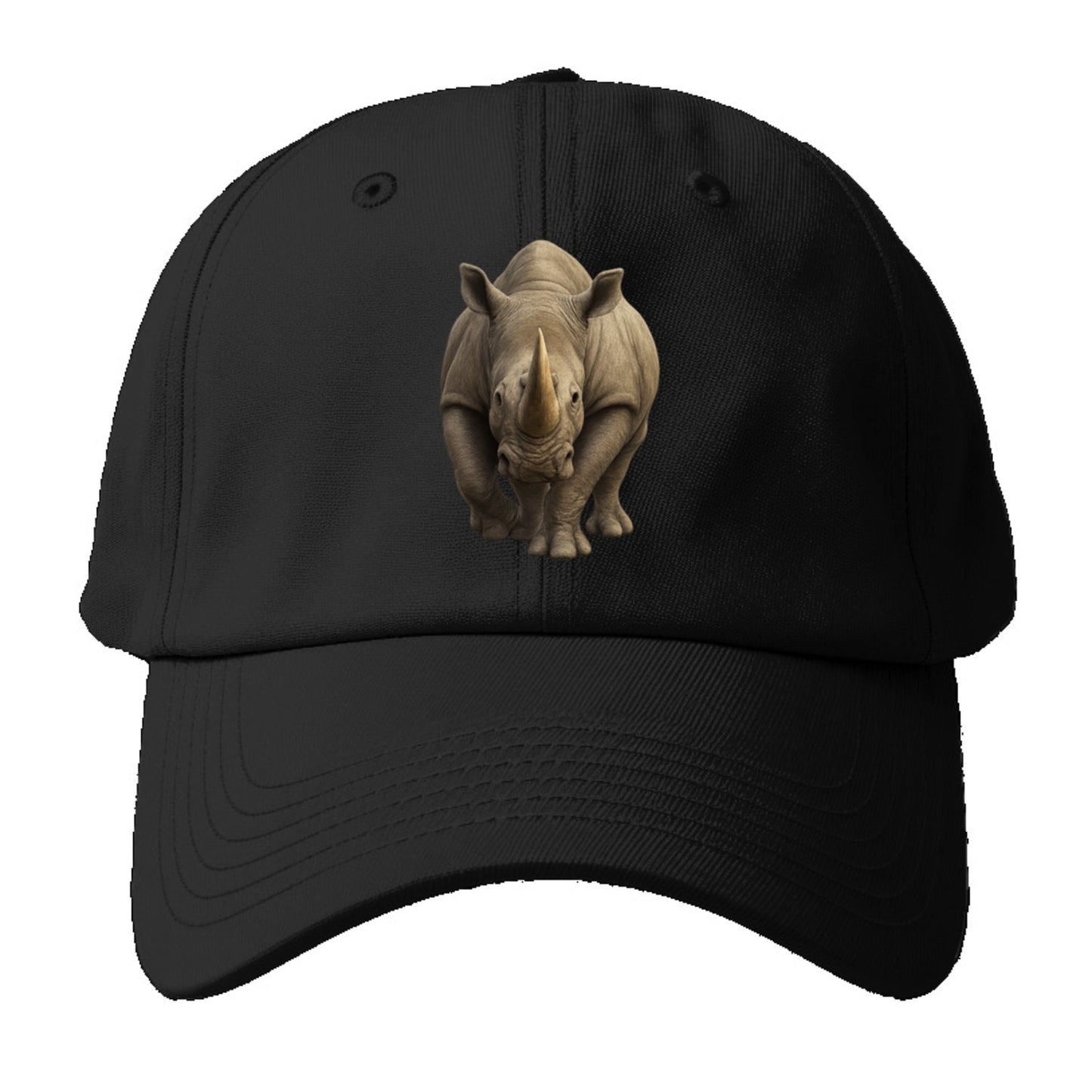 Majestic Rhino Frontal Portrait Baseball Cap