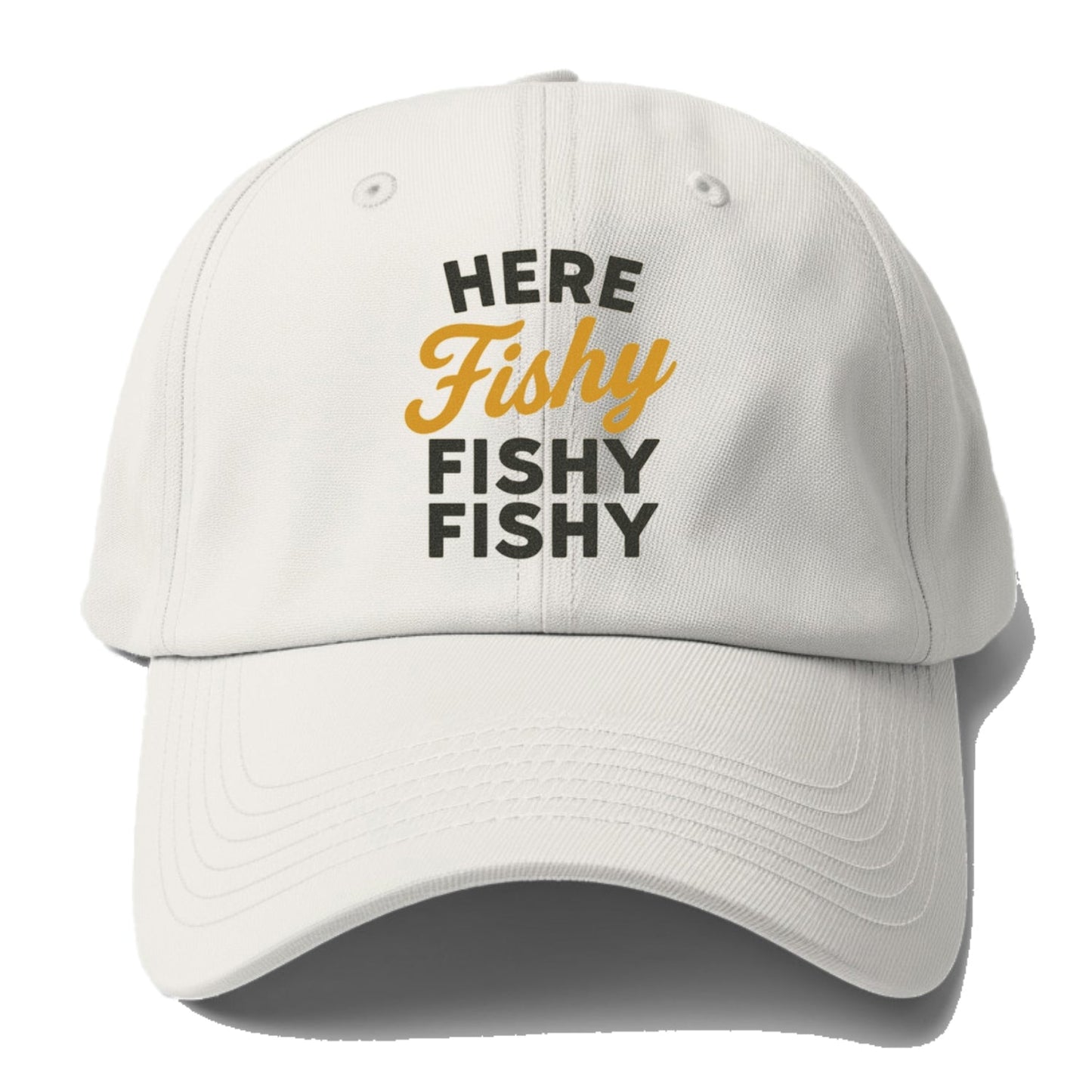 Here Fishy Catch Fish Baseball Cap
